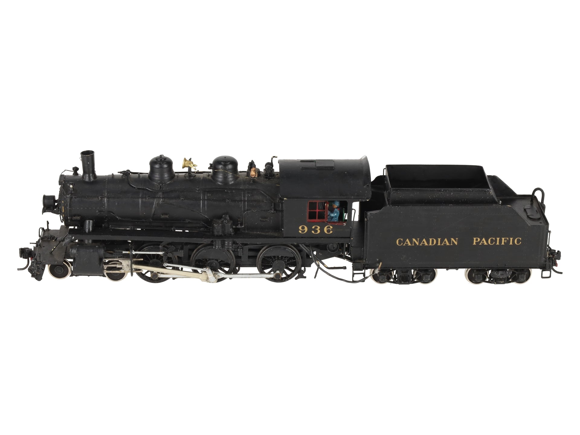 Omnicon S Scale Brass Custom CPR G-15 4-6-0 Steam Locomotive & Tender #936/Box