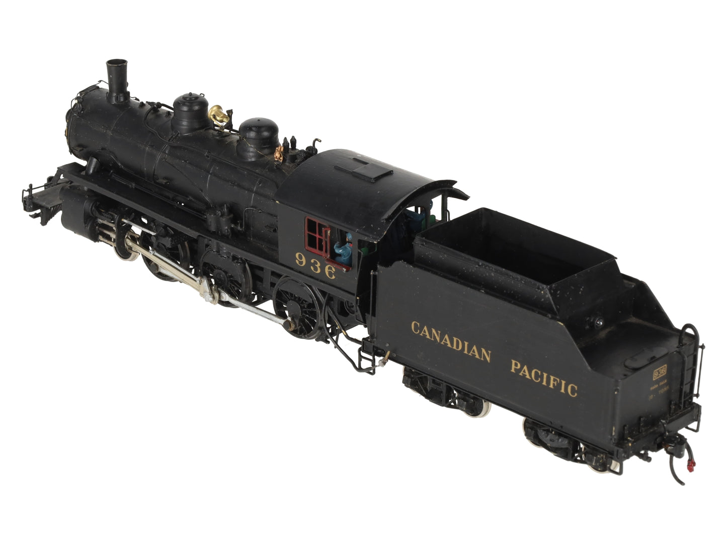 Omnicon S Scale Brass Custom CPR G-15 4-6-0 Steam Locomotive & Tender #936/Box