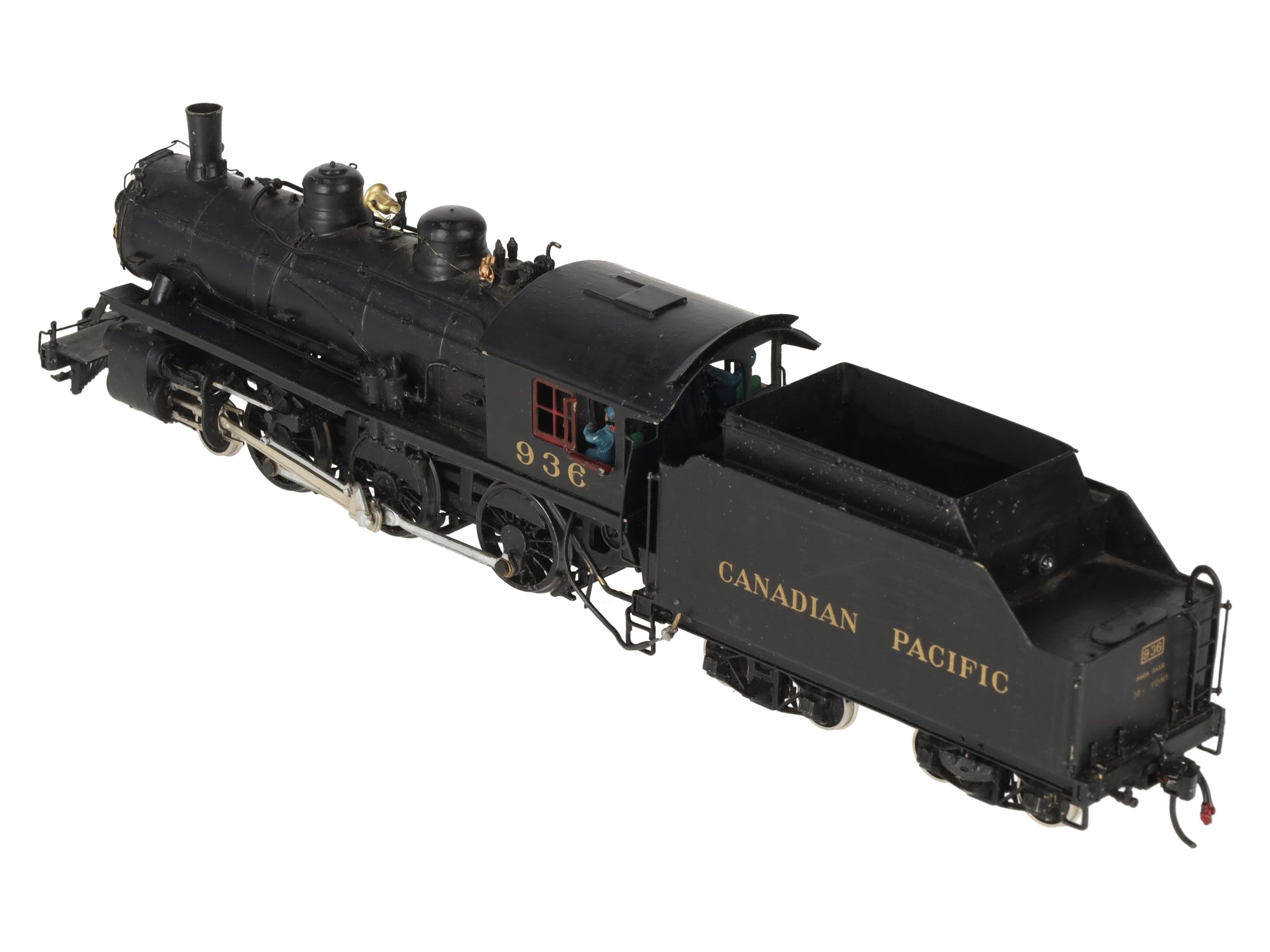 Omnicon S Scale Brass Custom CPR G-15 4-6-0 Steam Locomotive & Tender #936/Box