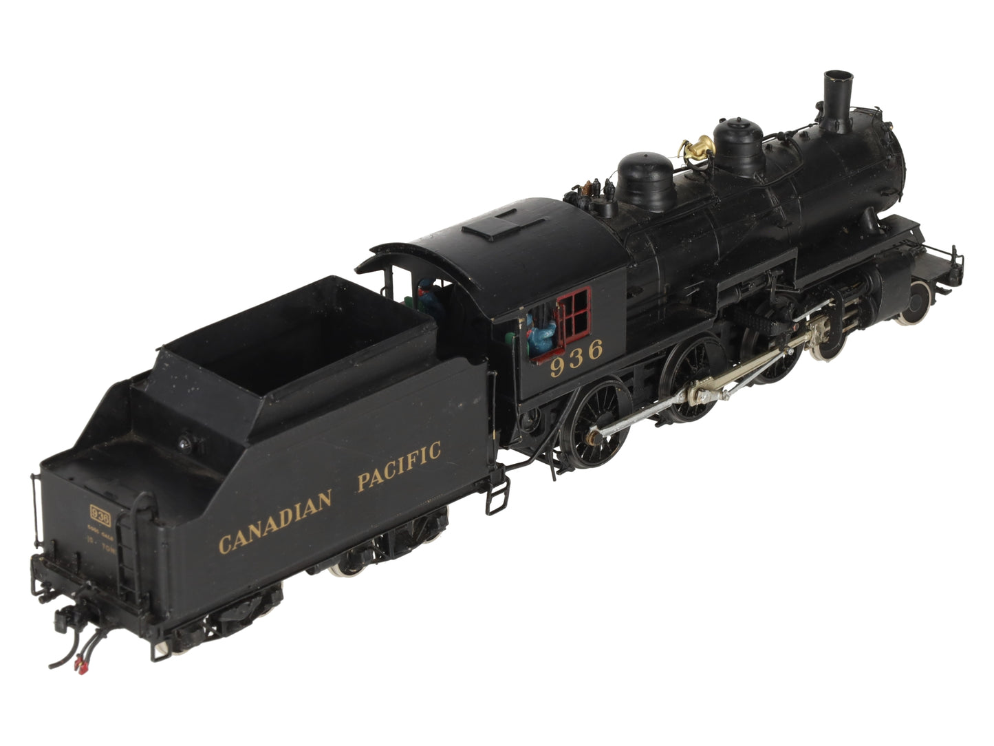 Omnicon S Scale Brass Custom CPR G-15 4-6-0 Steam Locomotive & Tender #936/Box
