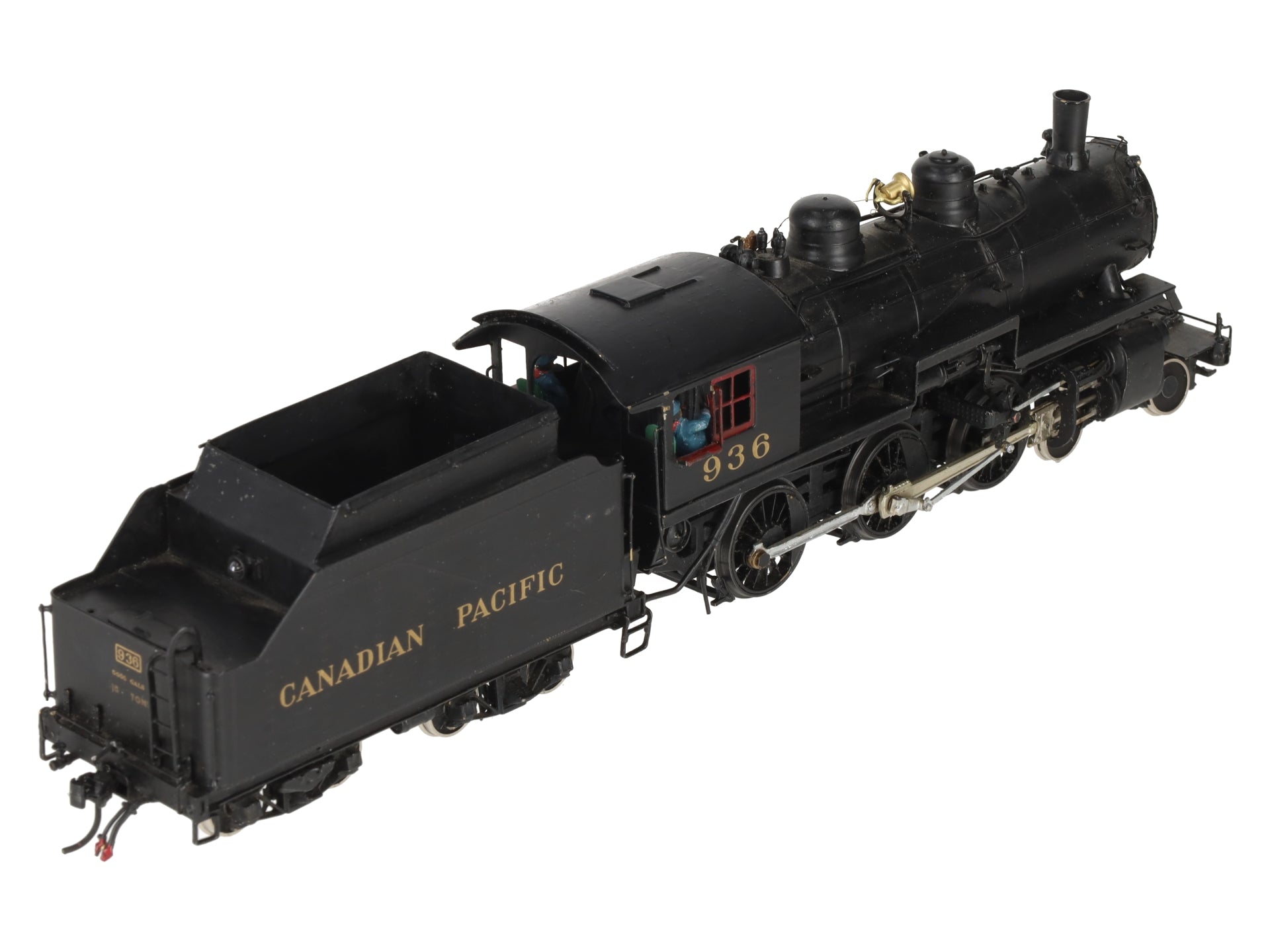 Omnicon S Scale Brass Custom CPR G-15 4-6-0 Steam Locomotive & Tender #936/Box