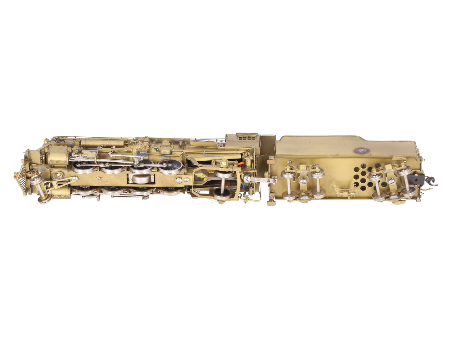 PFM HO Brass Southern RR Ms-4 2-8-2 w/Elesco FWH Steam Locomotive & Tender EX/Box
