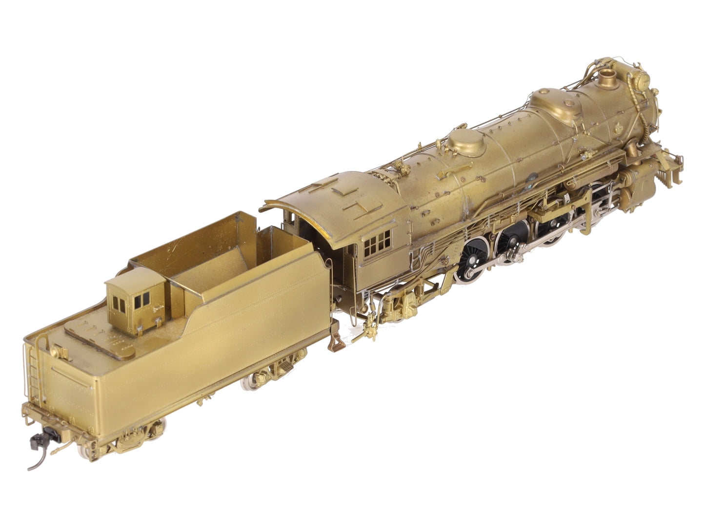 PFM HO Brass Southern RR Ms-4 2-8-2 w/Elesco FWH Steam Locomotive & Tender EX/Box