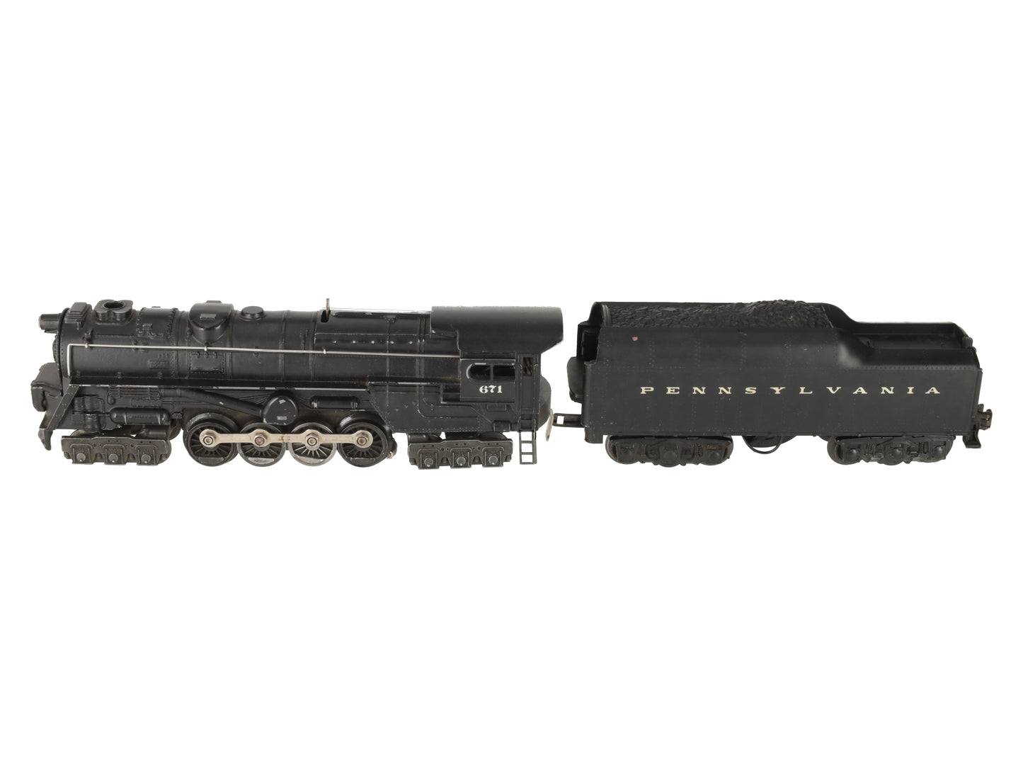 Lionel 671 Vintage O 6-8-6 Die-Cast Steam Turbine Locomotive with 2671W Tender EX