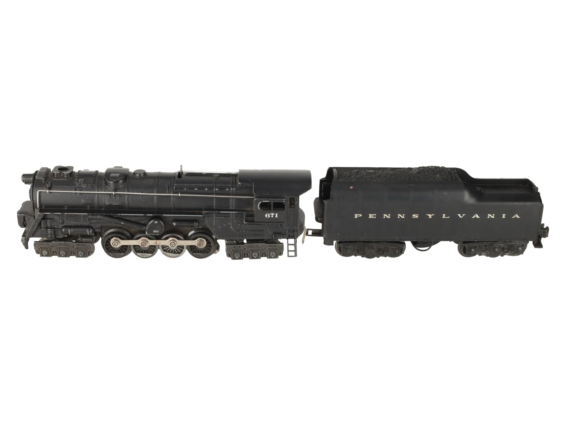Lionel 671 Vintage O 6-8-6 Die-Cast Steam Turbine Locomotive with 2671W Tender EX