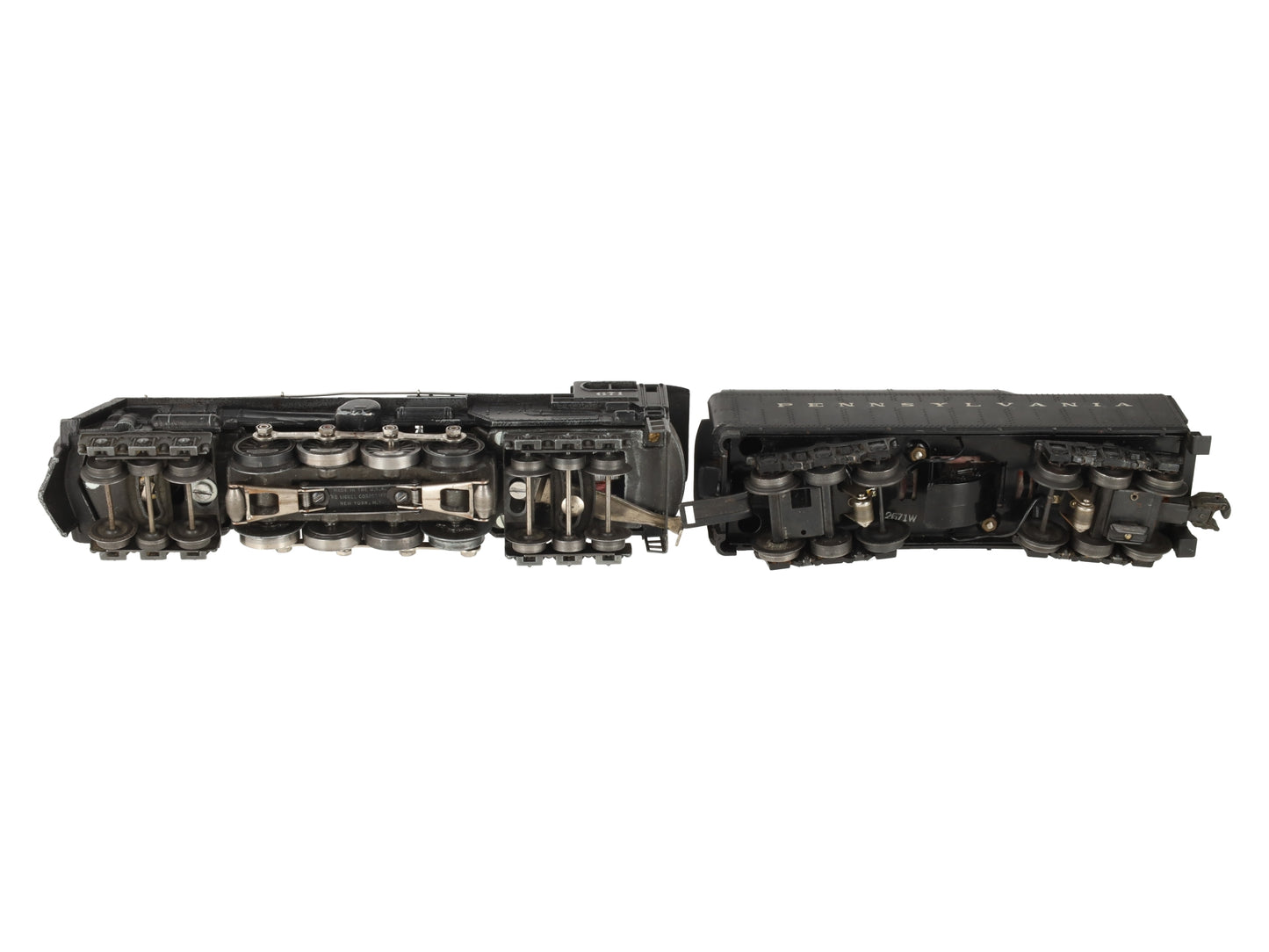 Lionel 671 Vintage O 6-8-6 Die-Cast Steam Turbine Locomotive with 2671W Tender EX