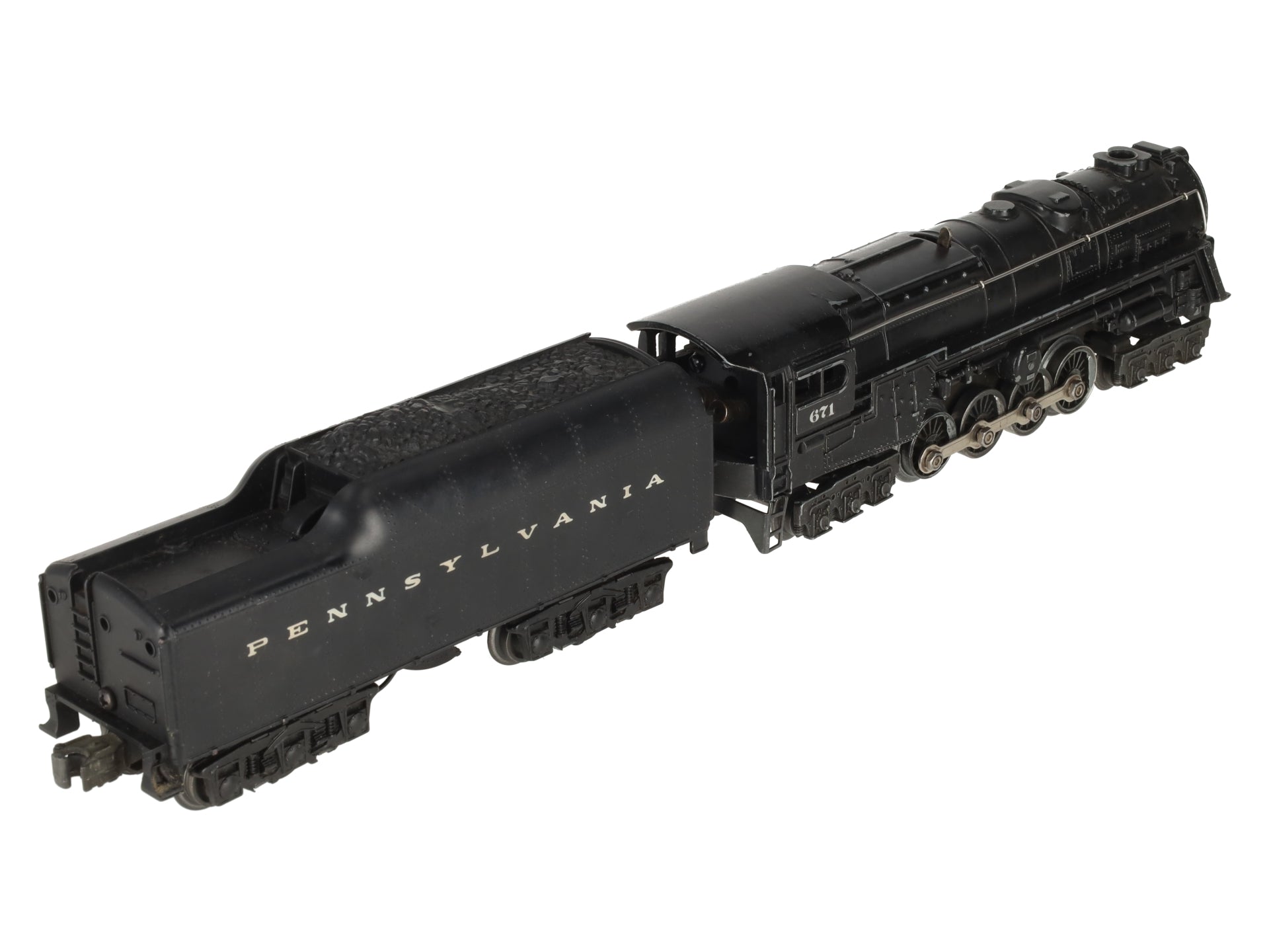 Lionel 671 Vintage O 6-8-6 Die-Cast Steam Turbine Locomotive with 2671W Tender EX