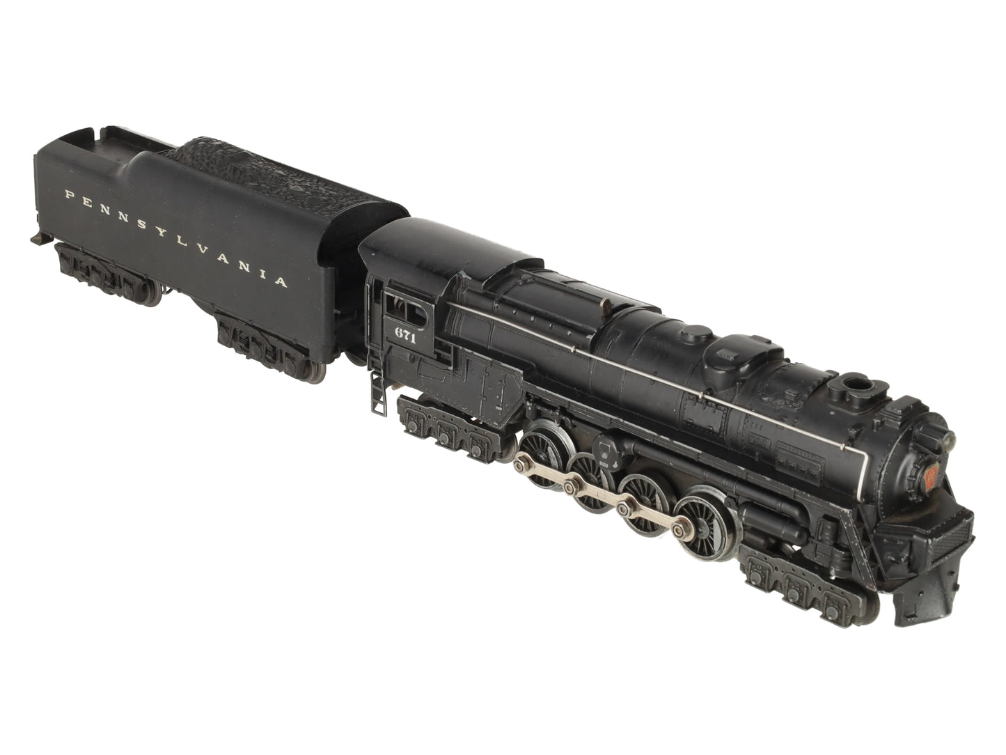 Lionel 671 Vintage O 6-8-6 Die-Cast Steam Turbine Locomotive with 2671W Tender EX