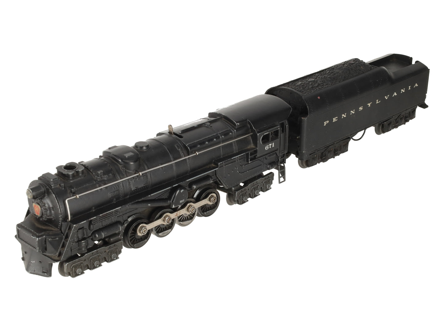 Lionel 671 Vintage O 6-8-6 Die-Cast Steam Turbine Locomotive with 2671W Tender EX