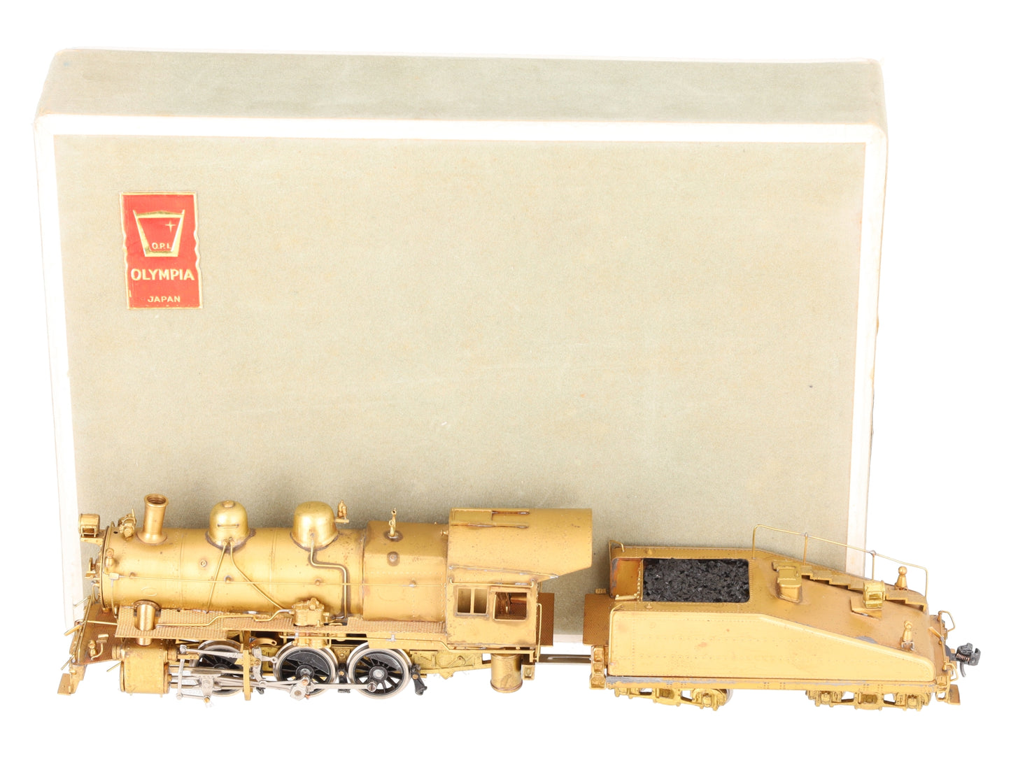 Olympia GN-129 HO Brass Pennsylvania RR Class B6sb 0-6-0 Steam Loco & Tender EX/Box