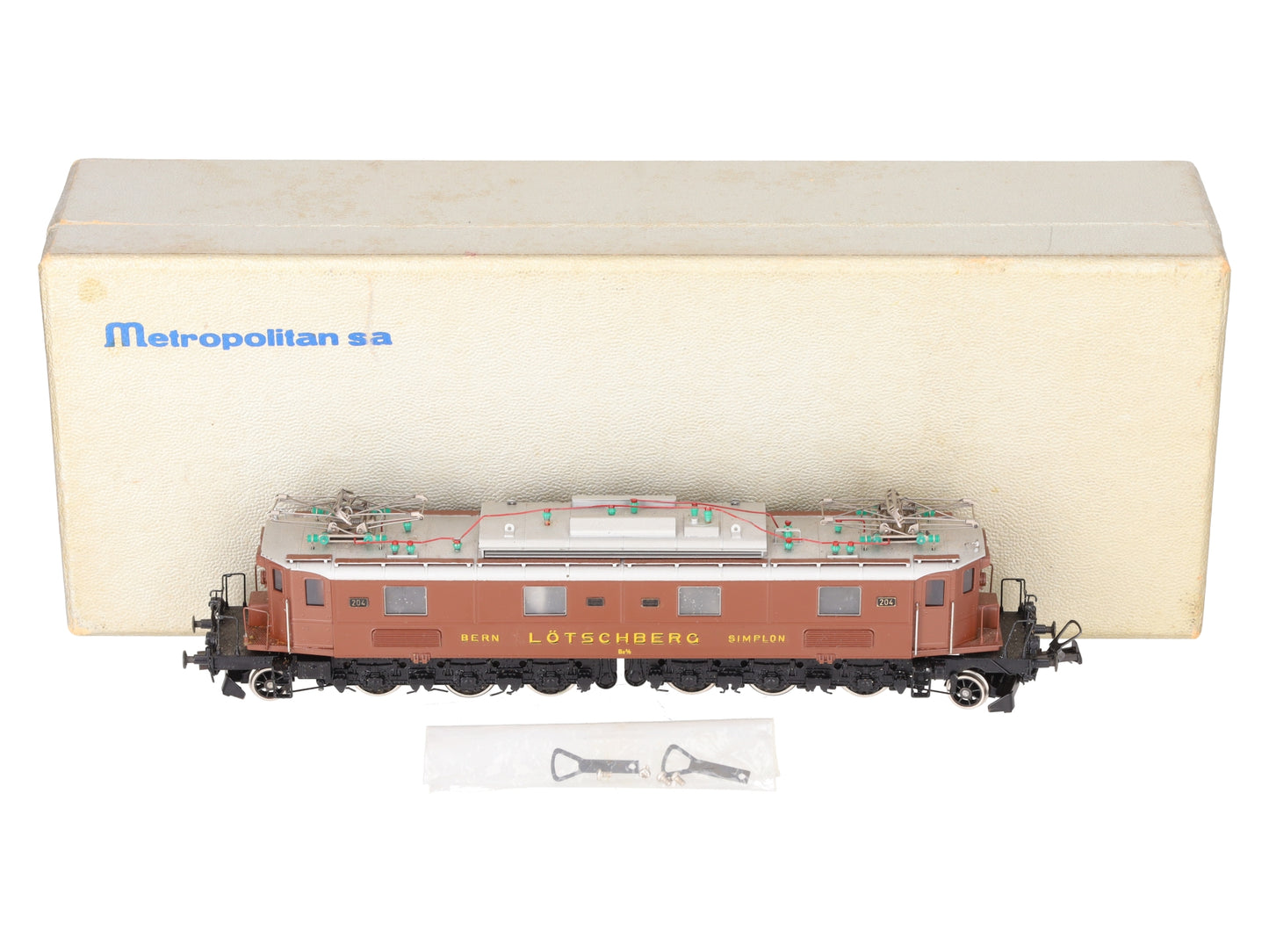 Metropolitan 700 HO Brass BLS Be 6/8 Super Electric Locomotive #204 EX/Box