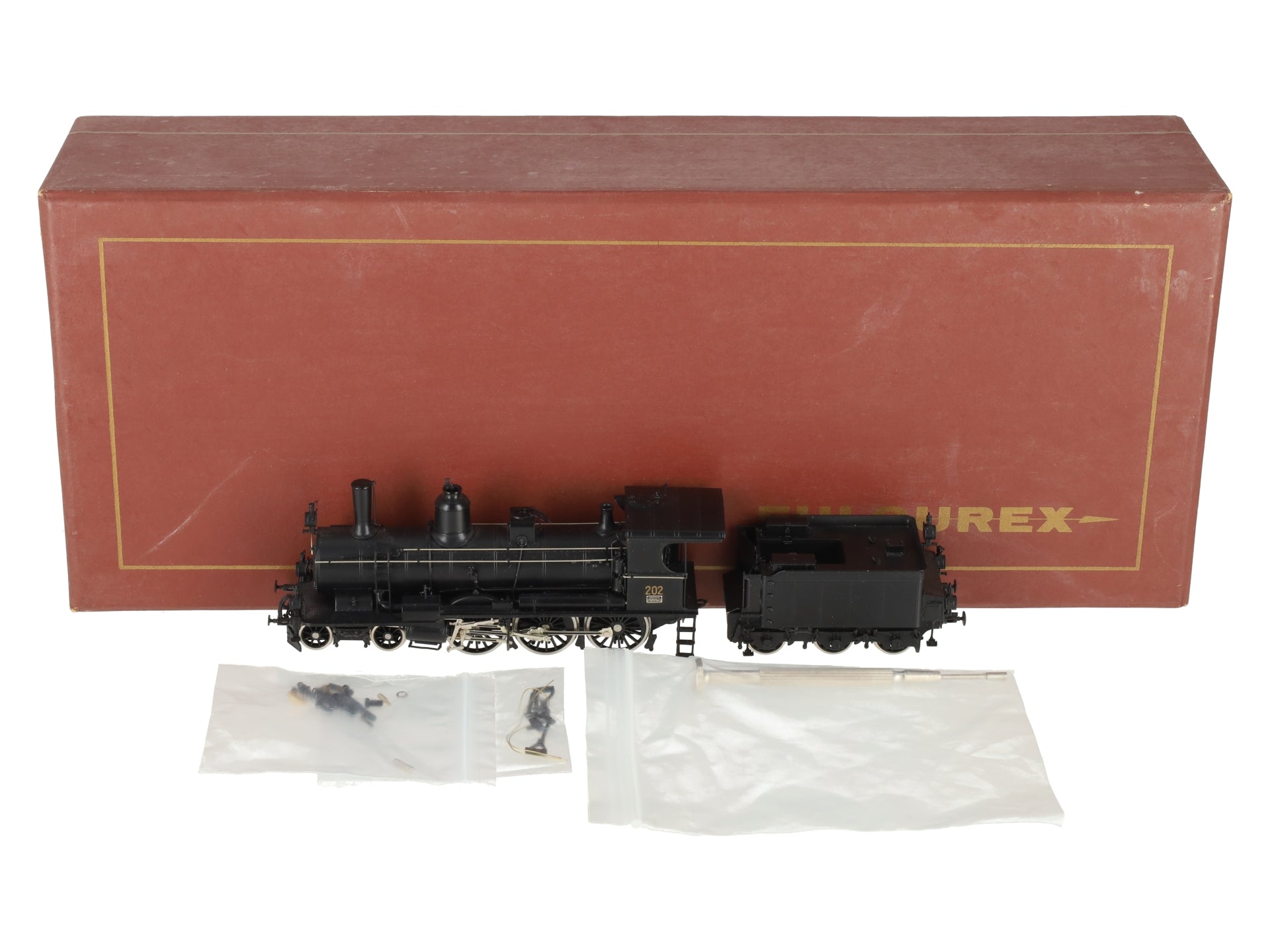 Fulgurex HO BRASS SBB A 3/5 4-6-0 Steam Locomotive #202- F/P LN/Box
