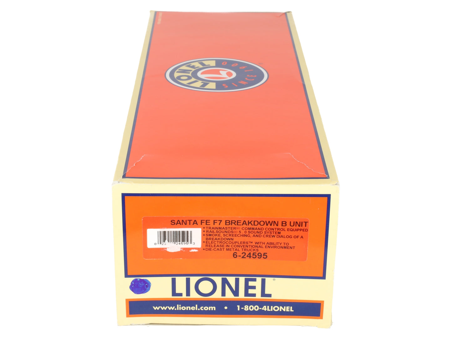Lionel 6-24595 O Gauge Santa Fe F7 Breakdown Diesel B-Unit #333-B VG/Box