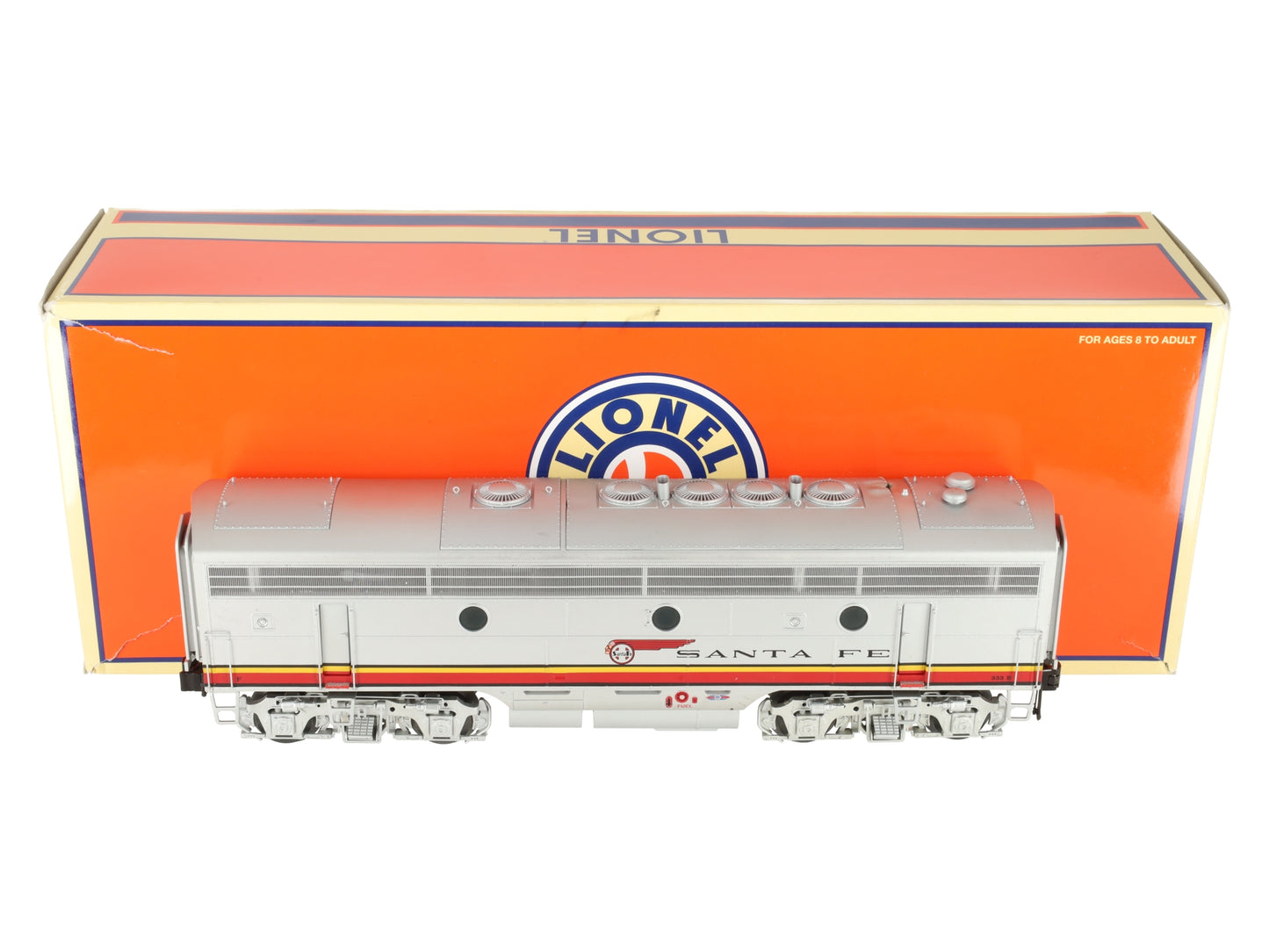 Lionel 6-24595 O Gauge Santa Fe F7 Breakdown Diesel B-Unit #333-B VG/Box