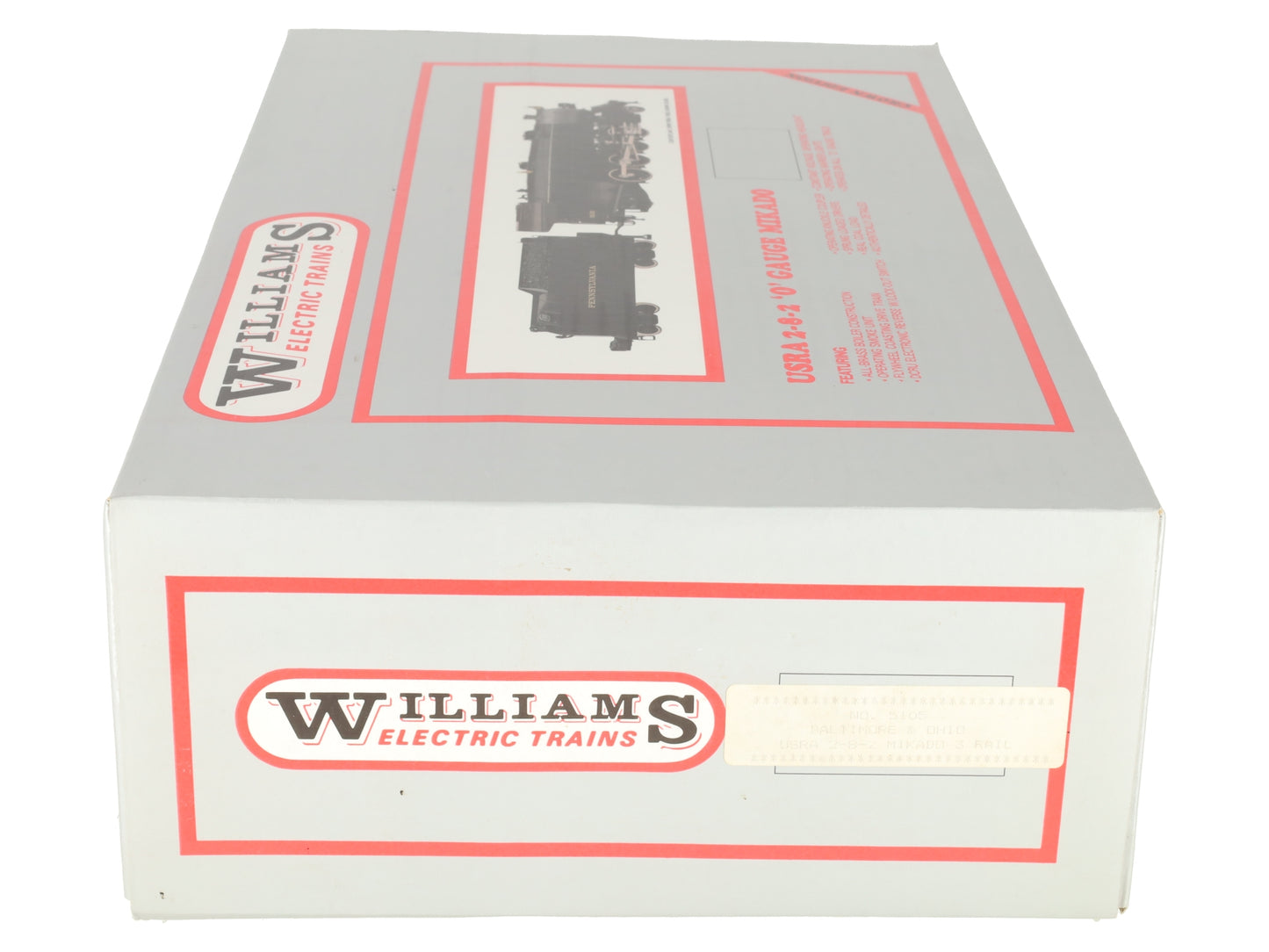 Williams 5105 O BRASS B&O 2-8-2 Mikado Steam Loco and Tender #4500 EX/Box