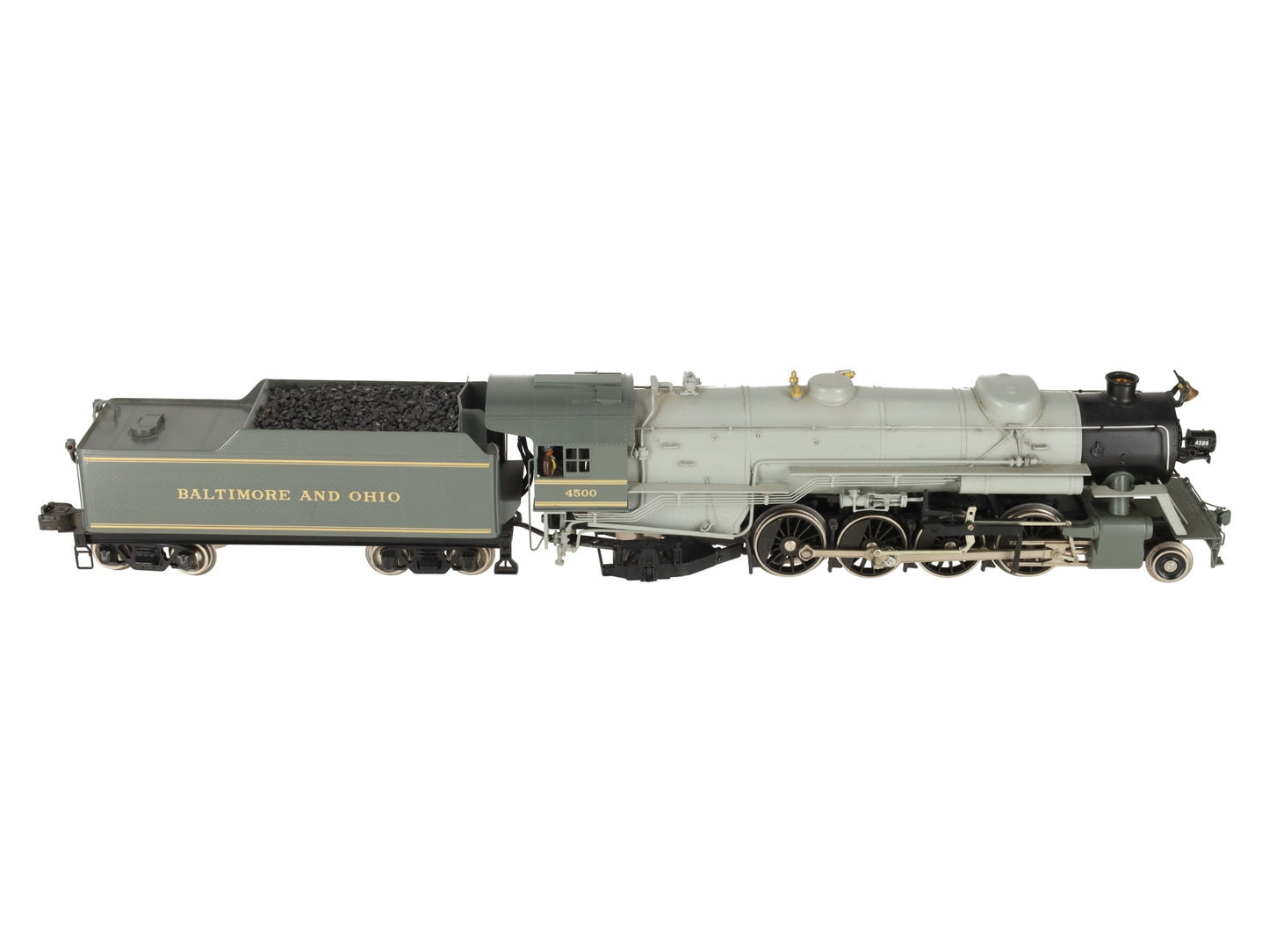 Williams 5105 O BRASS B&O 2-8-2 Mikado Steam Loco and Tender #4500 EX/Box