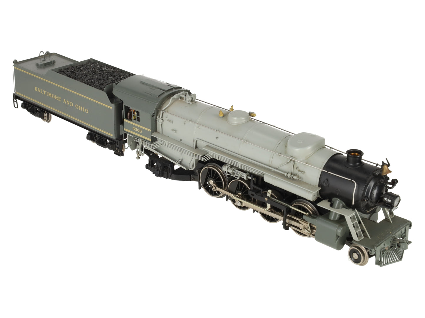 Williams 5105 O BRASS B&O 2-8-2 Mikado Steam Loco and Tender #4500 EX/Box