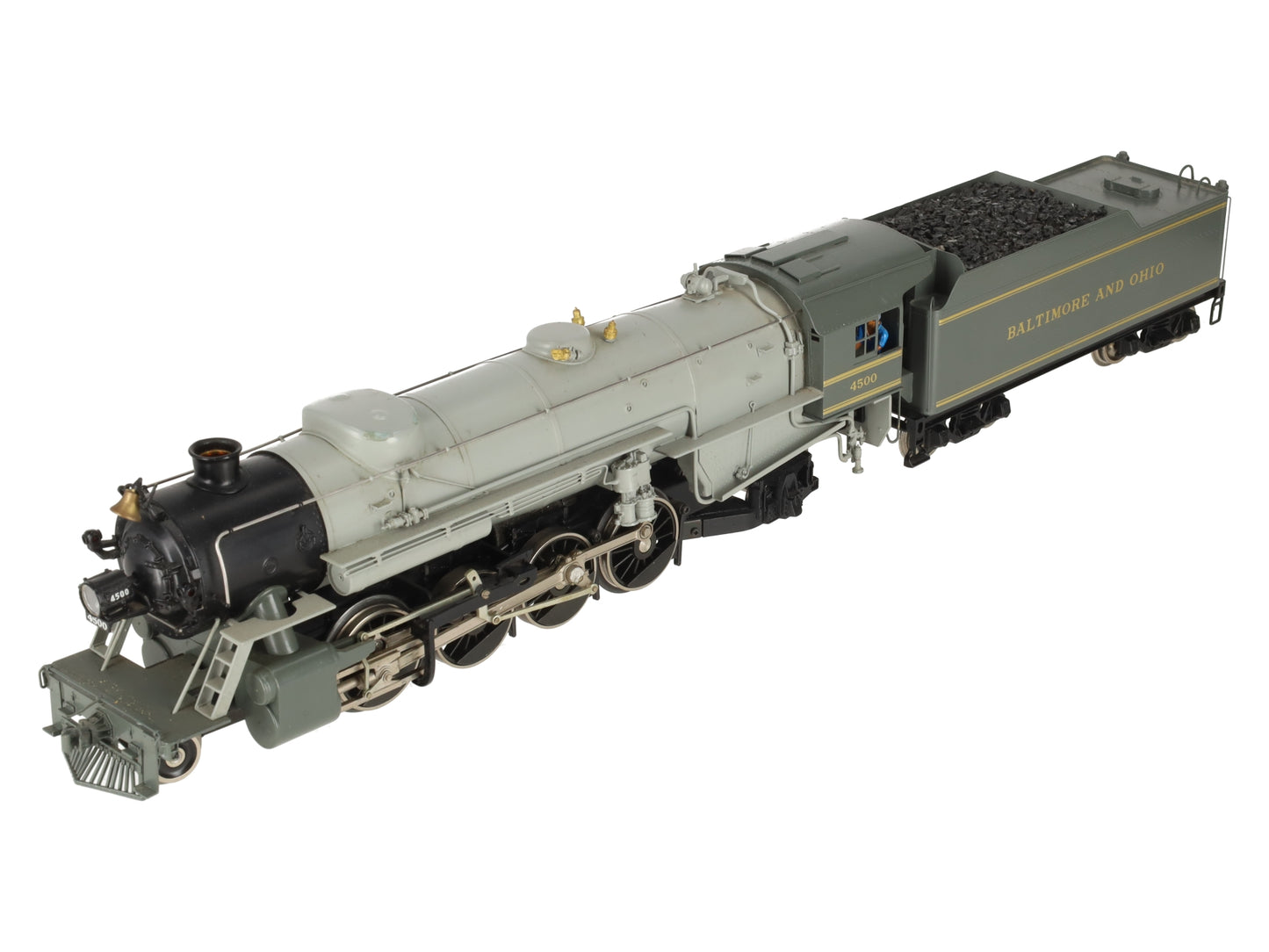 Williams 5105 O BRASS B&O 2-8-2 Mikado Steam Loco and Tender #4500 EX/Box