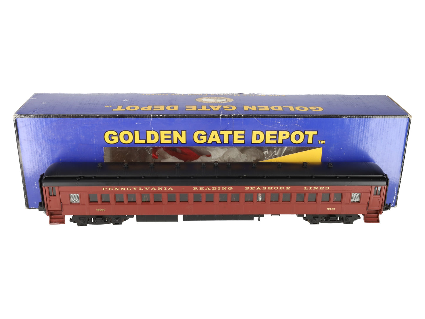Golden Gate Depot O Gauge PRSL Plastic '80 Heavy Weight Coach #9930(3 Rail) EX/Box