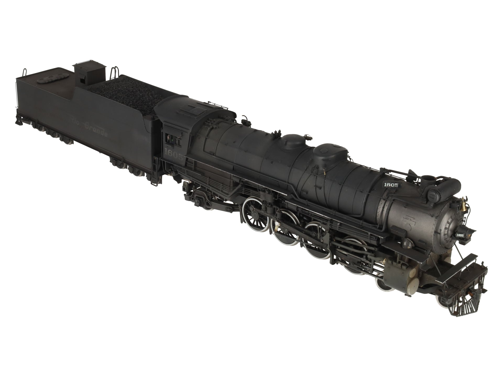 Precision Scale Co. 15154-1 O D&RGW 1600 Series 4-8-2 Loco w/ Tender- Painted/Box