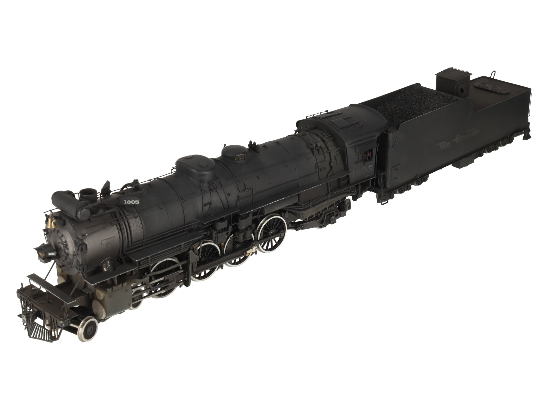 Precision Scale Co. 15154-1 O D&RGW 1600 Series 4-8-2 Loco w/ Tender- Painted/Box