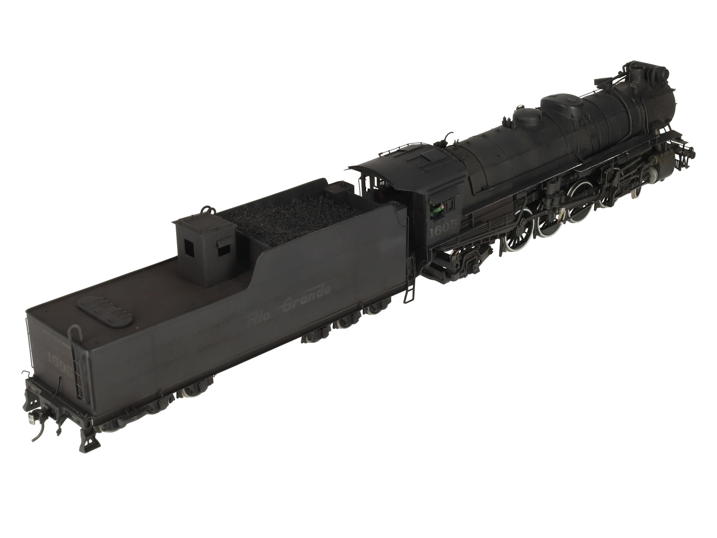Precision Scale Co. 15154-1 O D&RGW 1600 Series 4-8-2 Loco w/ Tender- Painted/Box