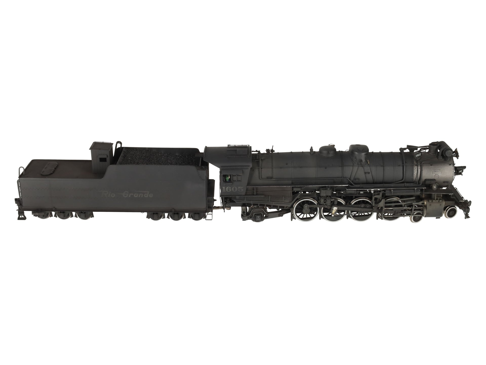 Precision Scale Co. 15154-1 O D&RGW 1600 Series 4-8-2 Loco w/ Tender- Painted/Box