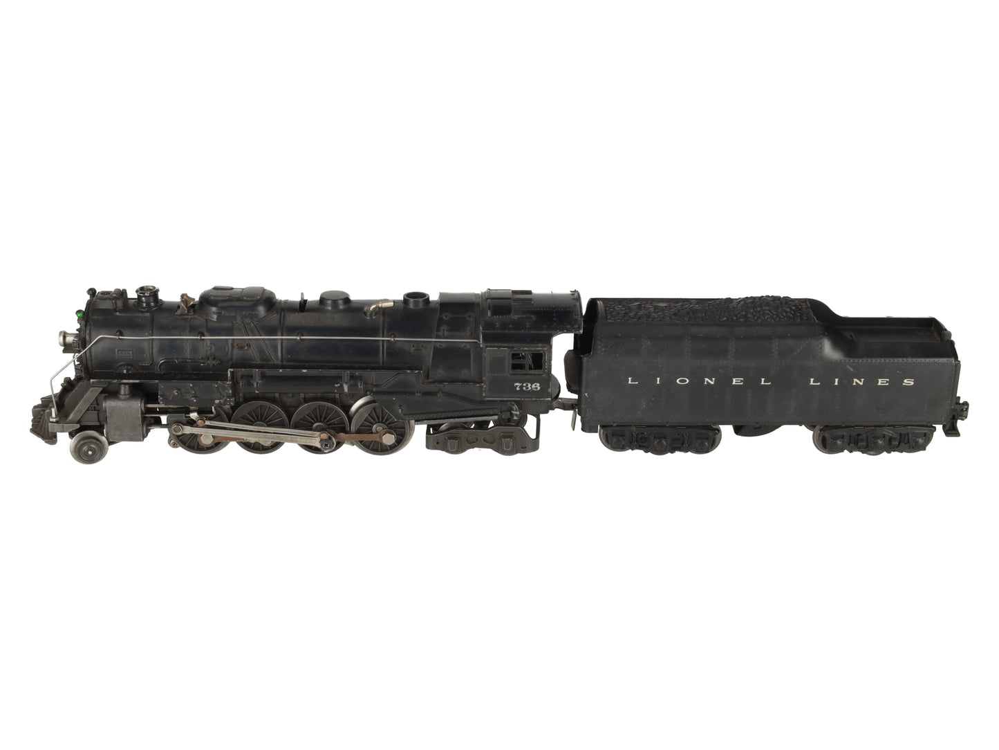 Lionel 736 Vintage O 2-8-4 Berkshire Steam Locomotive with 2671W Tender VG