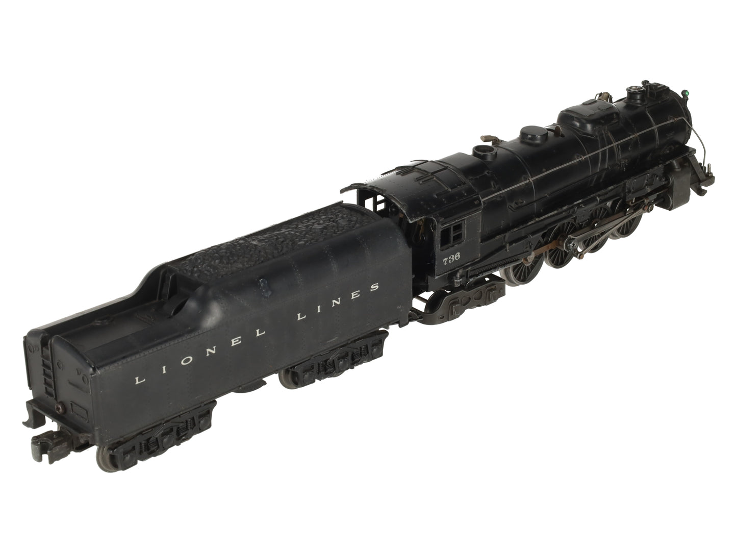 Lionel 736 Vintage O 2-8-4 Berkshire Steam Locomotive with 2671W Tender VG