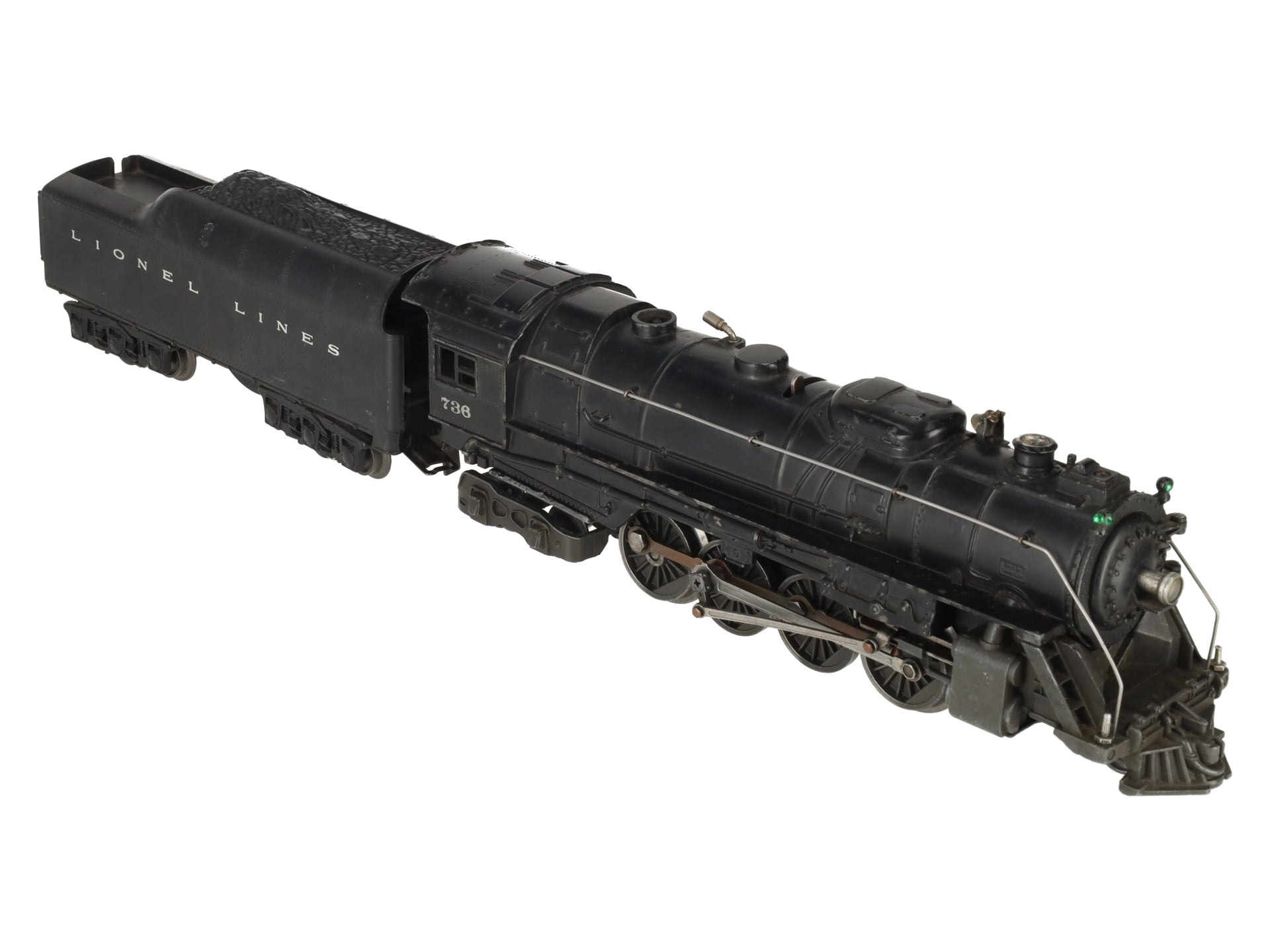 Lionel 736 Vintage O 2-8-4 Berkshire Steam Locomotive with 2671W Tender VG