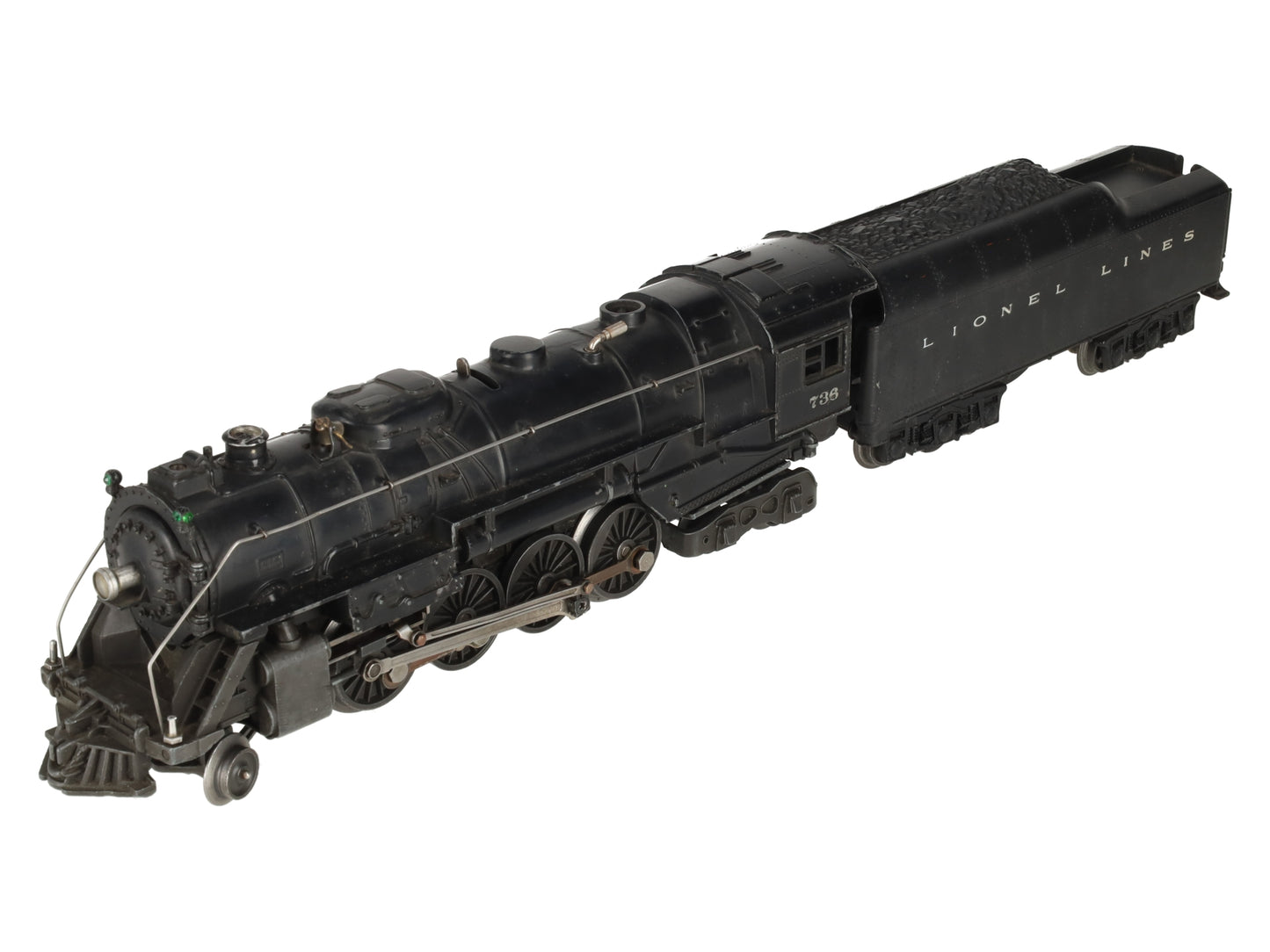 Lionel 736 Vintage O 2-8-4 Berkshire Steam Locomotive with 2671W Tender VG
