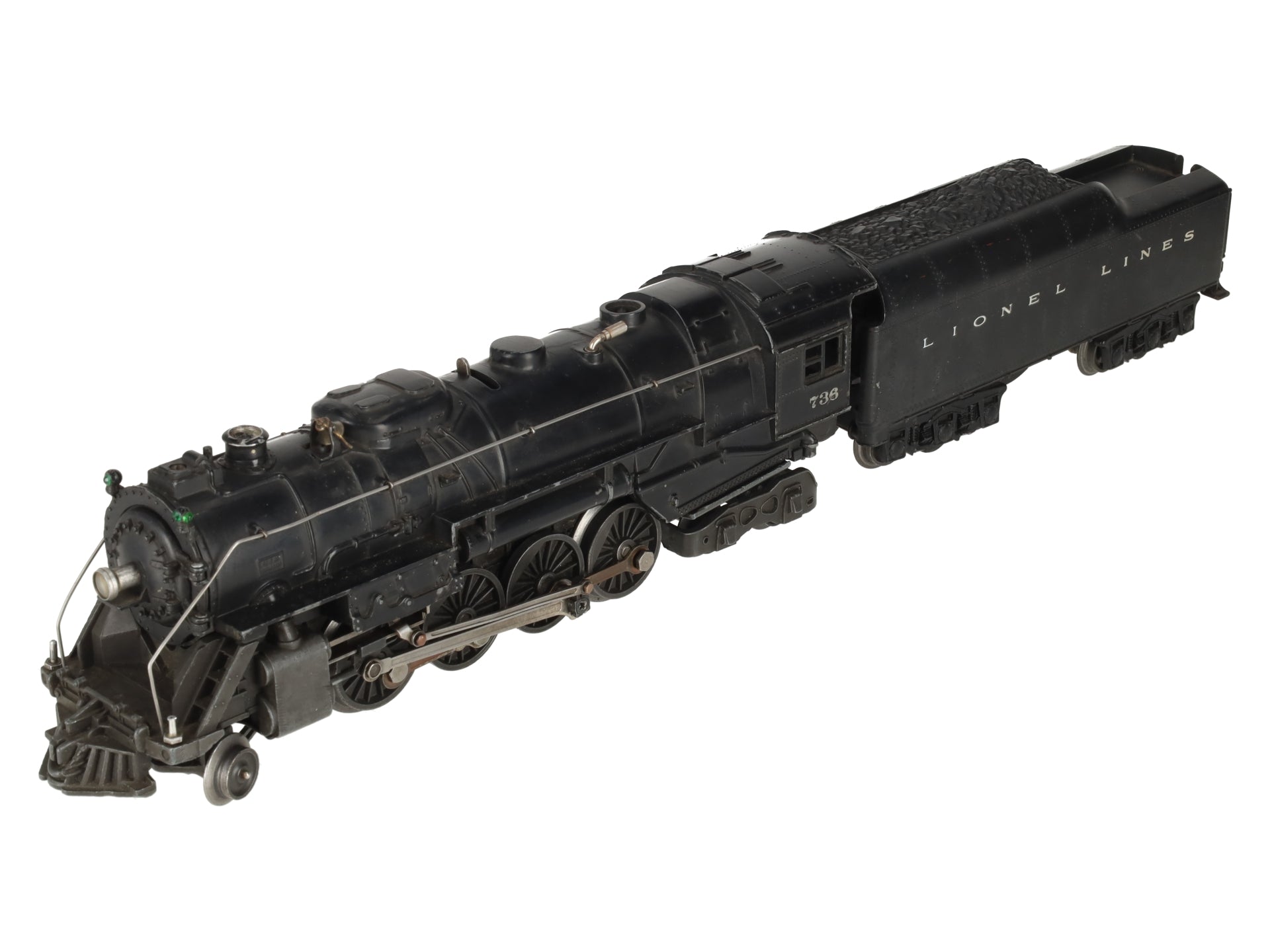 Lionel 736 Vintage O 2-8-4 Berkshire Steam Locomotive with 2671W Tender VG