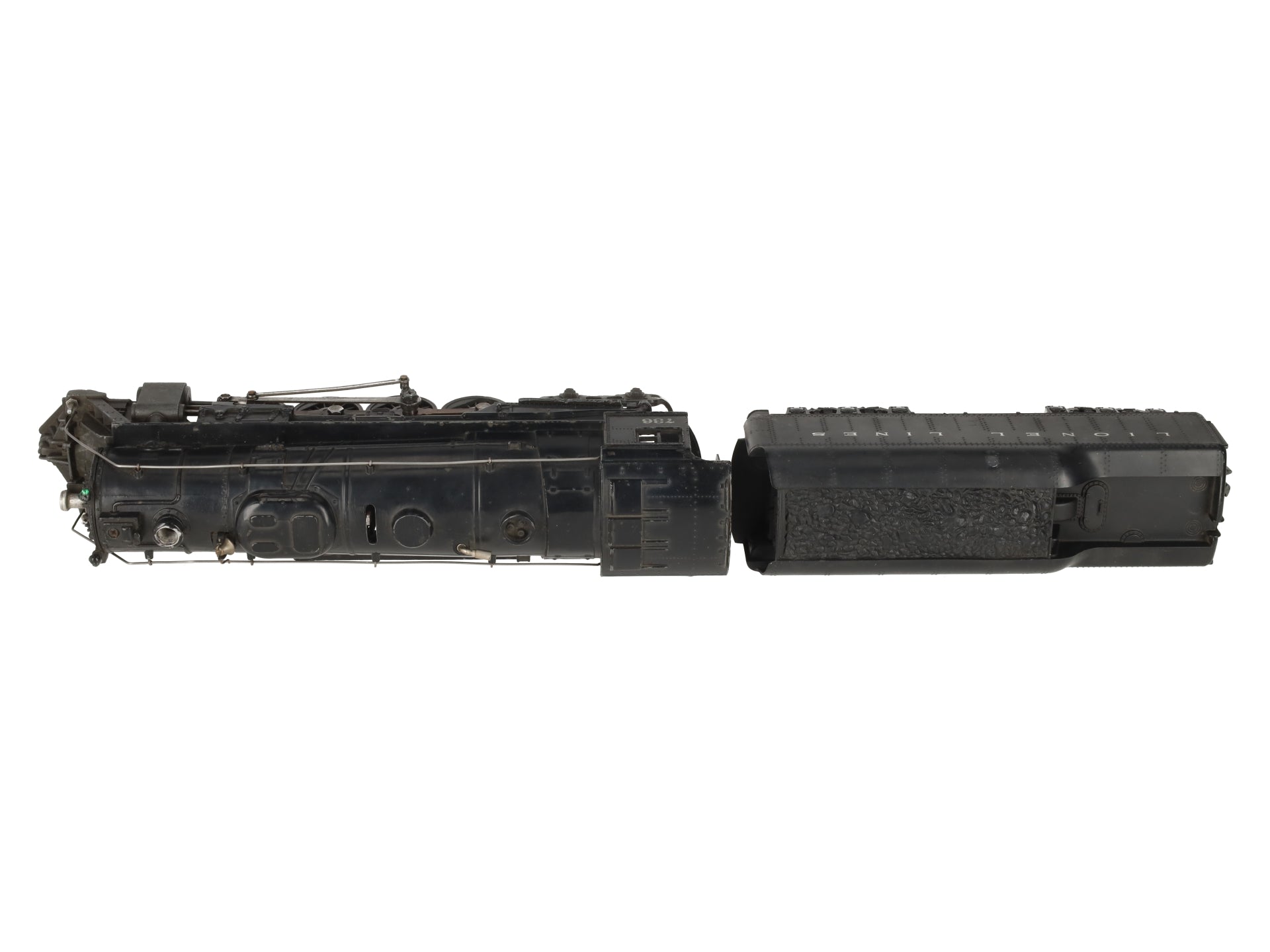Lionel 736 Vintage O 2-8-4 Berkshire Steam Locomotive with 2671W Tender VG