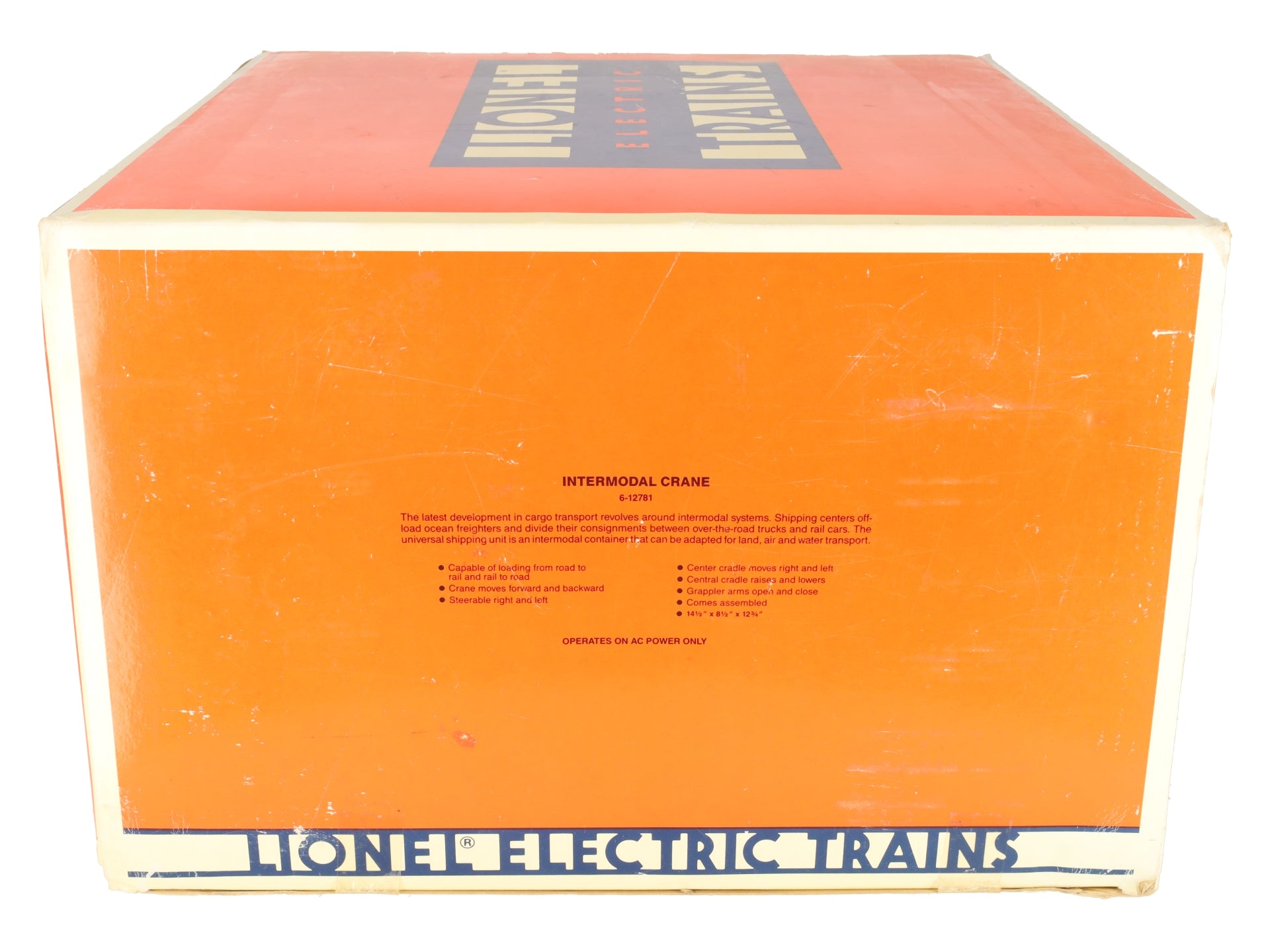 Lionel 6-12781 O Norfolk & Western Intermodal Crane EX/Box