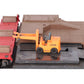 Lionel 264 Vintage O Operating Forklift Platform with 6264 Lumber Car VG