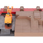 Lionel 264 Vintage O Operating Forklift Platform with 6264 Lumber Car VG