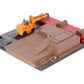 Lionel 264 Vintage O Operating Forklift Platform with 6264 Lumber Car VG