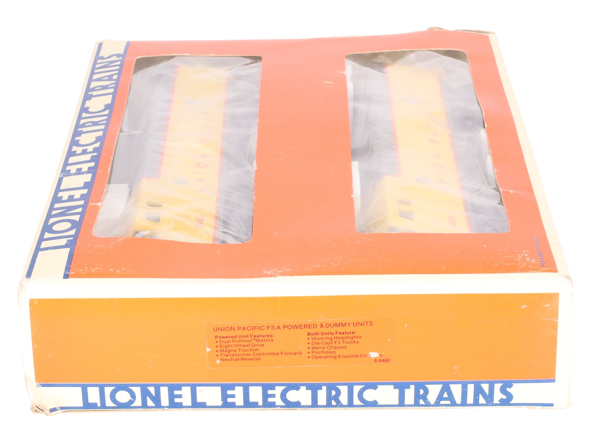 Lionel 6-8480 O Union Pacific Powered and Dummy F3 AA Diesel Set #8480/8482 EX/Box