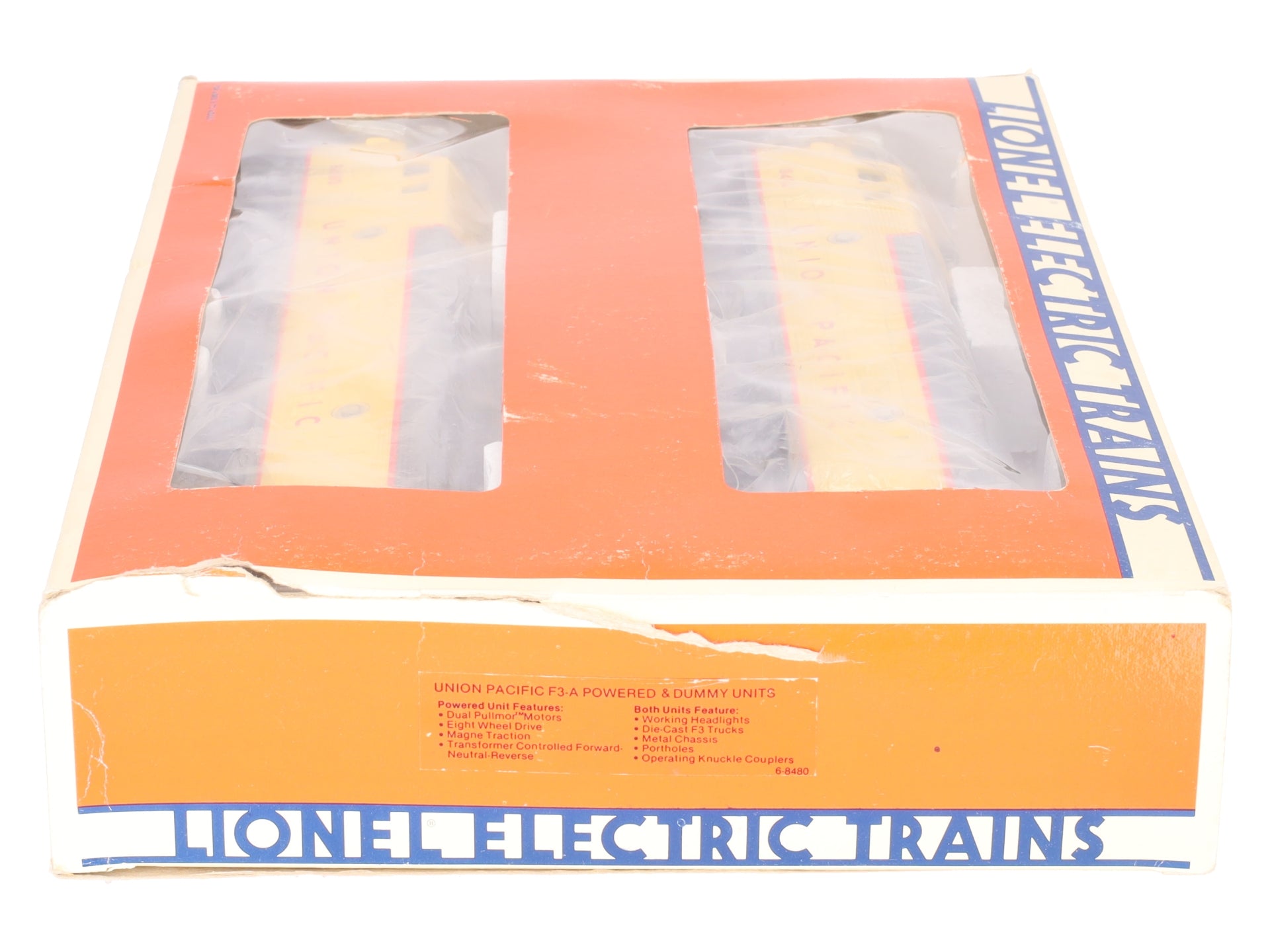 Lionel 6-8480 O Union Pacific Powered and Dummy F3 AA Diesel Set #8480/8482 EX/Box