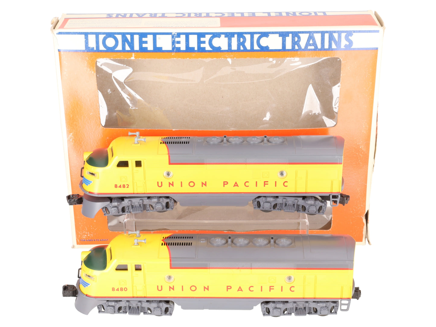 Lionel 6-8480 O Union Pacific Powered and Dummy F3 AA Diesel Set #8480/8482 EX/Box
