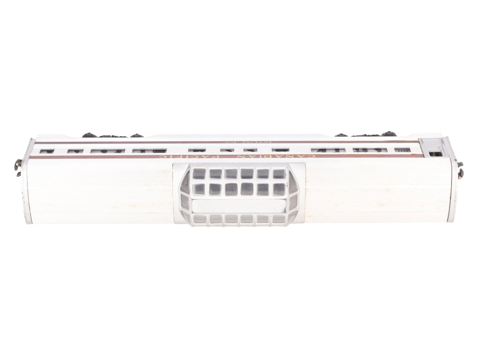 Lionel 2552 Vintage O Canadian Pacific Skyline 500 Aluminum Vista Dome Car VG