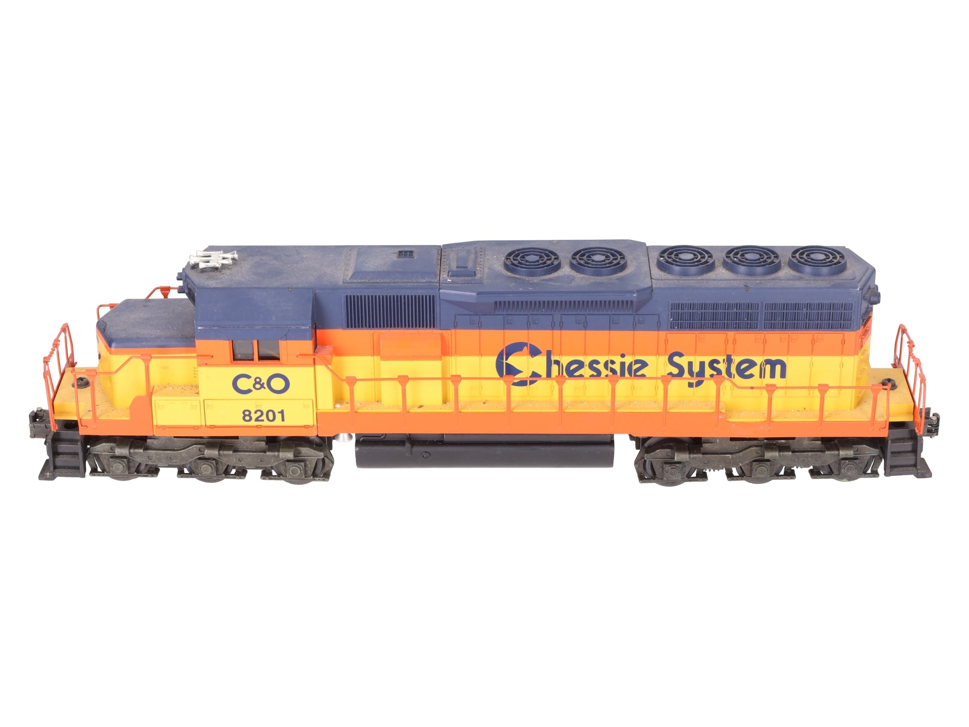 Lionel 6-18201 O Gauge C&O Chessie SD-40 Diesel Locomotive W/ Horn #8201 VG