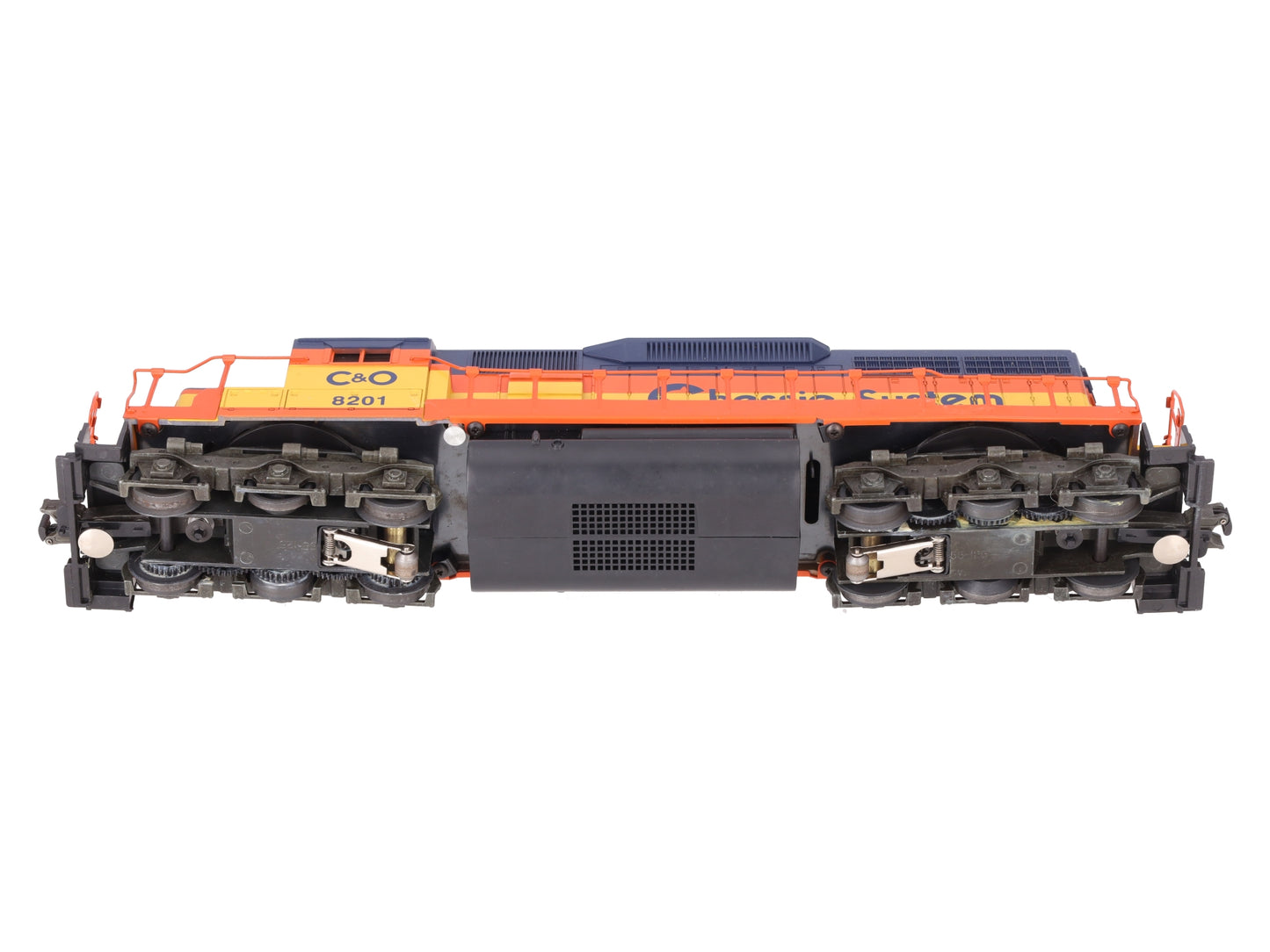 Lionel 6-18201 O Gauge C&O Chessie SD-40 Diesel Locomotive W/ Horn #8201 VG