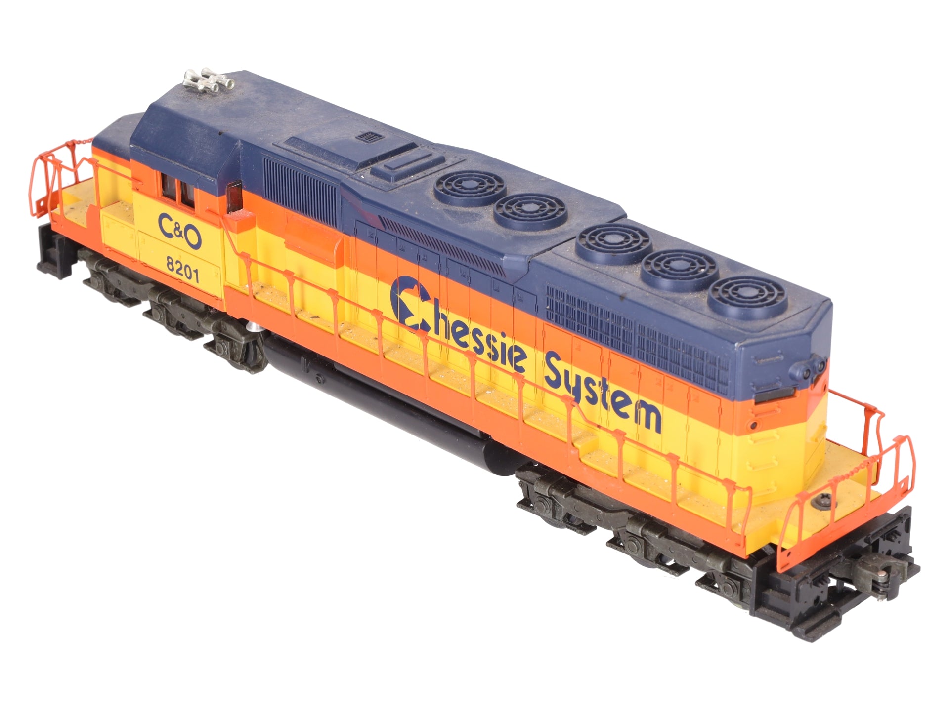 Lionel 6-18201 O Gauge C&O Chessie SD-40 Diesel Locomotive W/ Horn #8201 VG