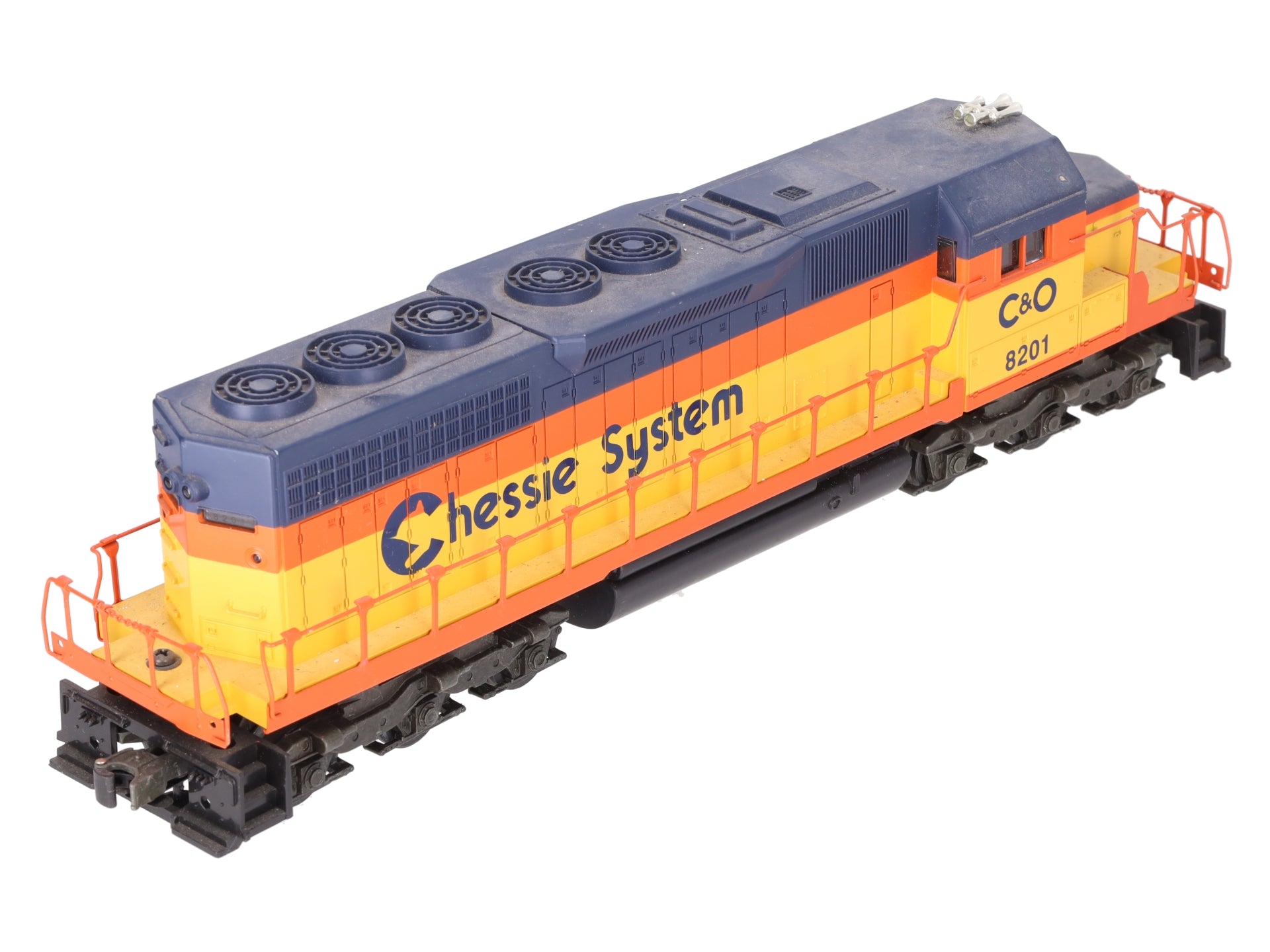 Lionel 6-18201 O Gauge C&O Chessie SD-40 Diesel Locomotive W/ Horn #8201 VG