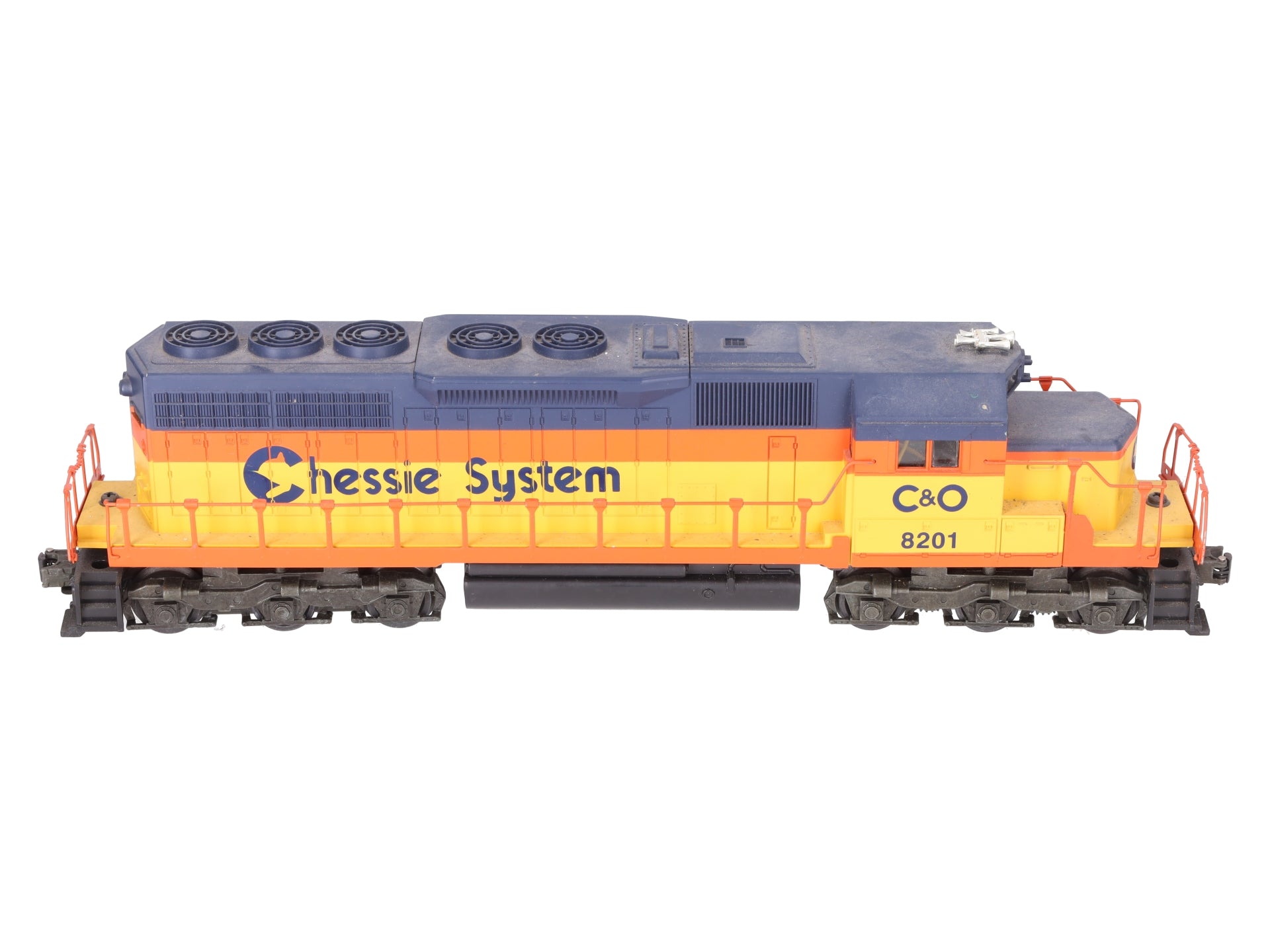 Lionel 6-18201 O Gauge C&O Chessie SD-40 Diesel Locomotive W/ Horn #8201 VG