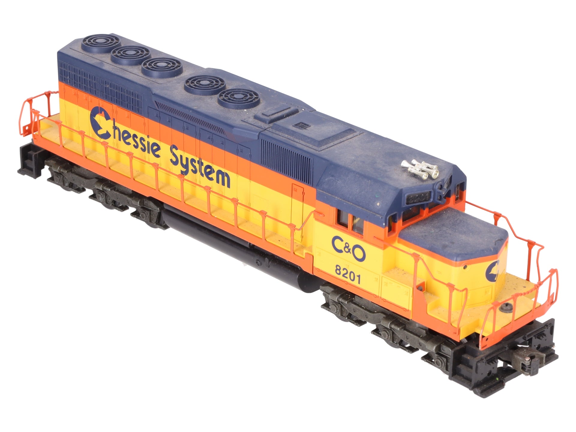 Lionel 6-18201 O Gauge C&O Chessie SD-40 Diesel Locomotive W/ Horn #8201 VG