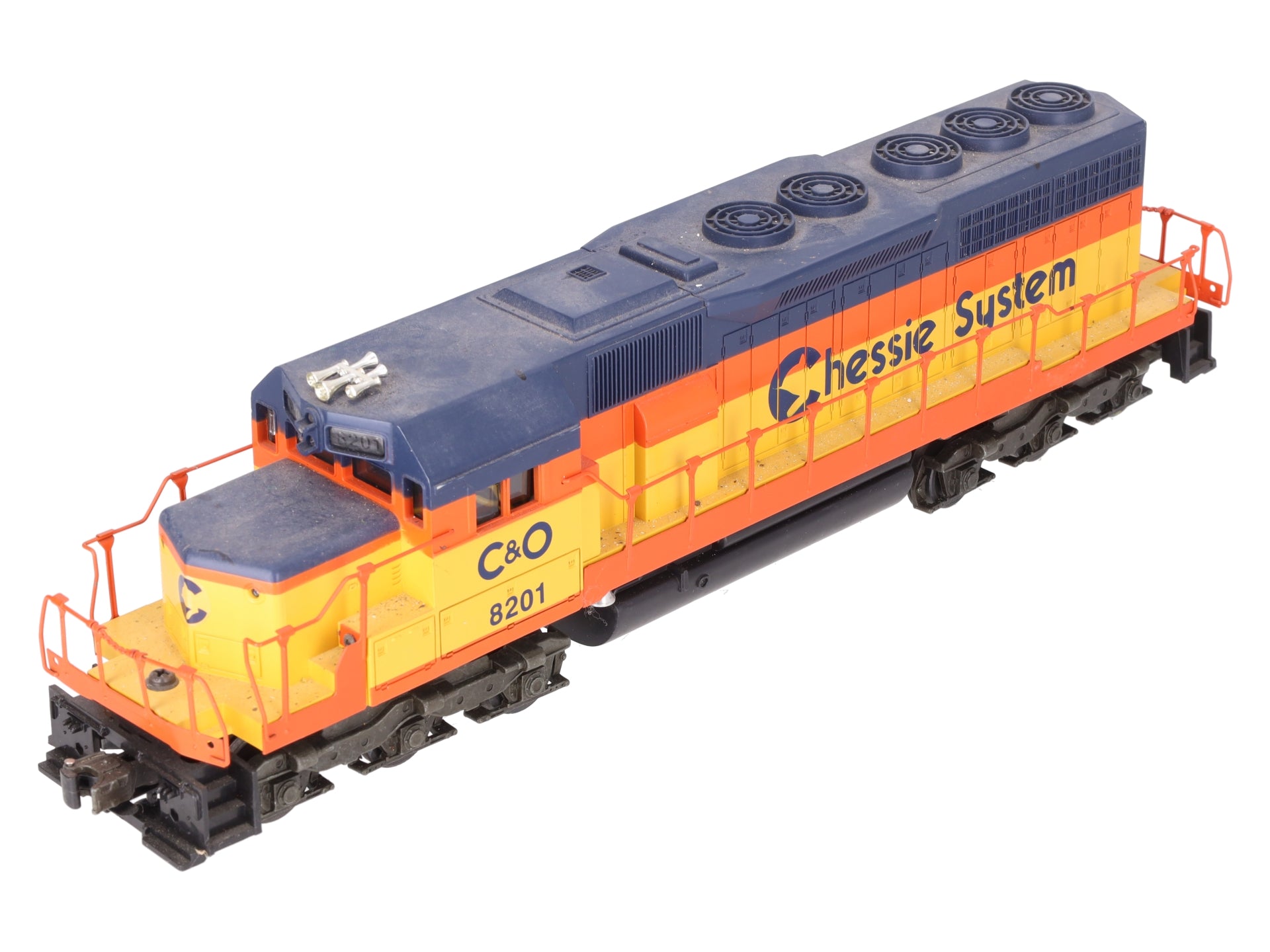 Lionel 6-18201 O Gauge C&O Chessie SD-40 Diesel Locomotive W/ Horn #8201 VG