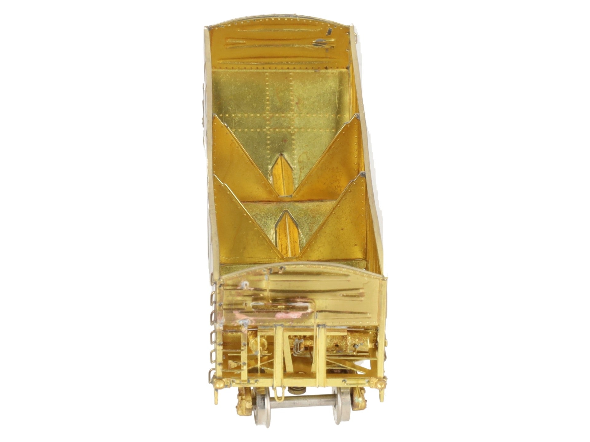 Overland OMI-1308 HO BRASS C&O Triple Hopper - Unpainted EX/Box