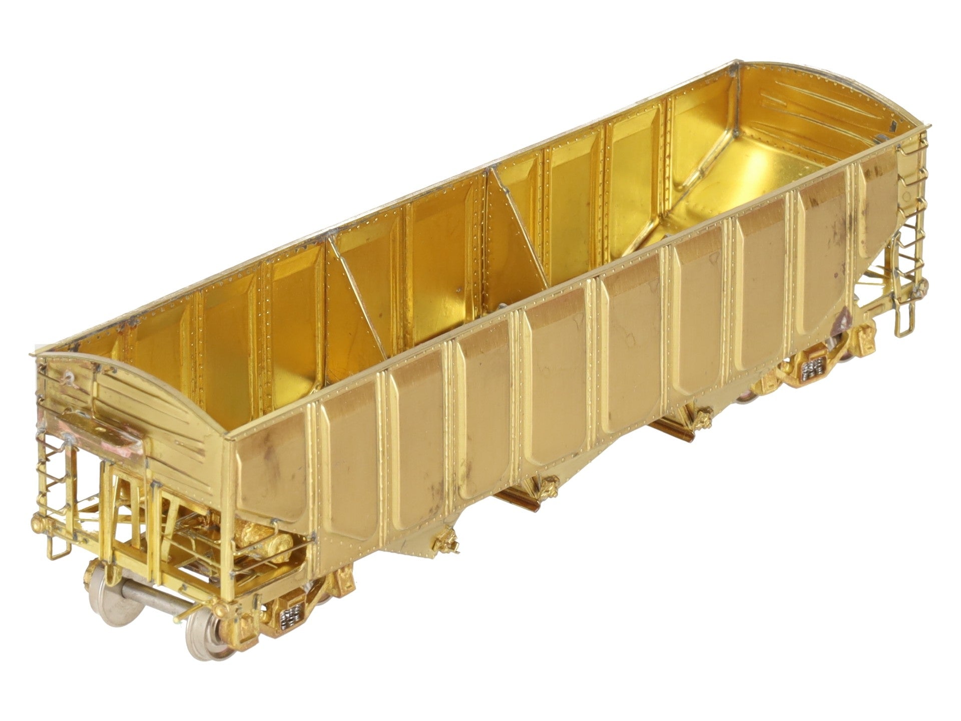 Overland OMI-1308 HO BRASS C&O Triple Hopper - Unpainted EX/Box
